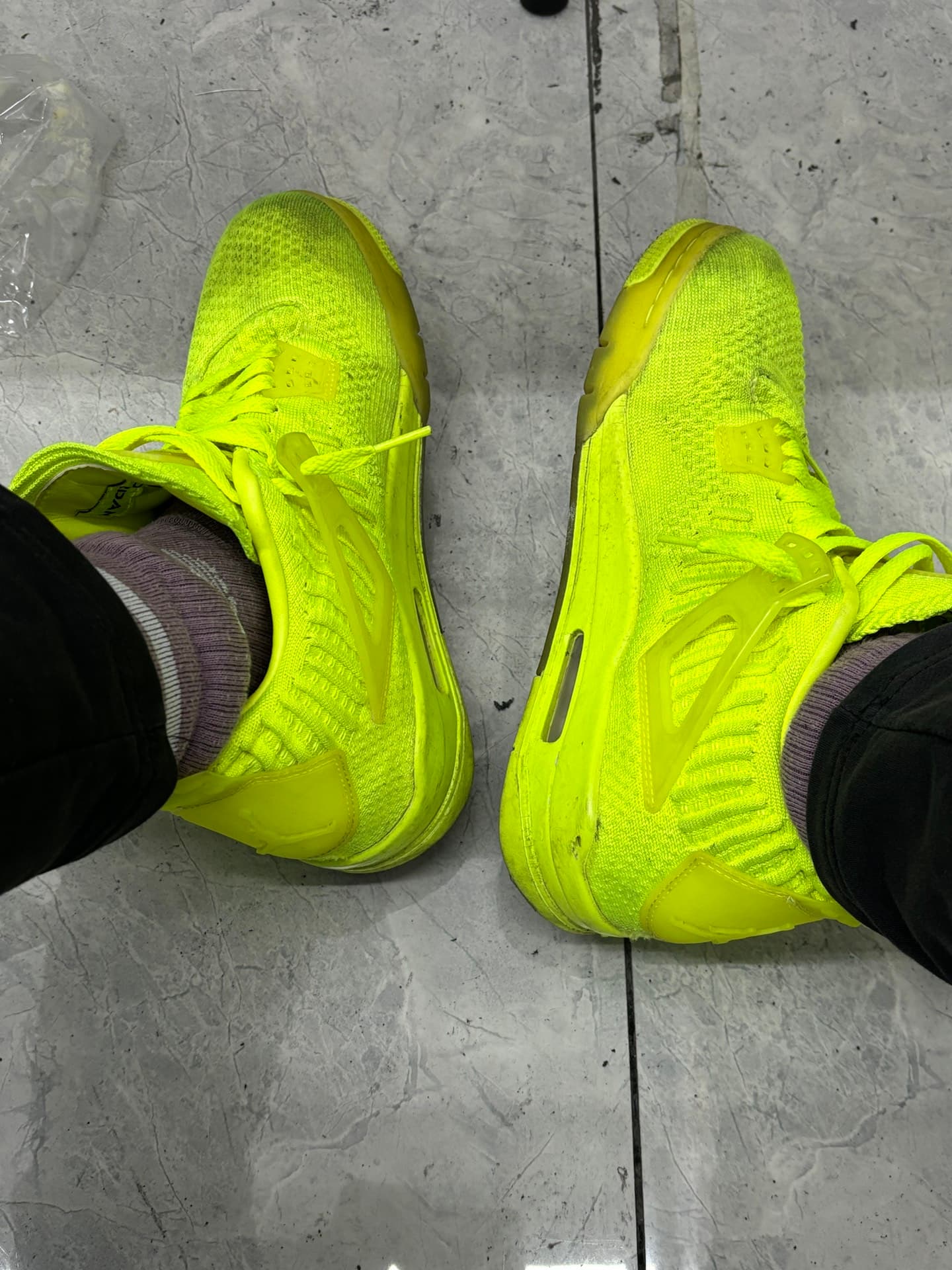 Jordan Air Jordan 4 Retro Flyknit Volt - фото покупателя Паша