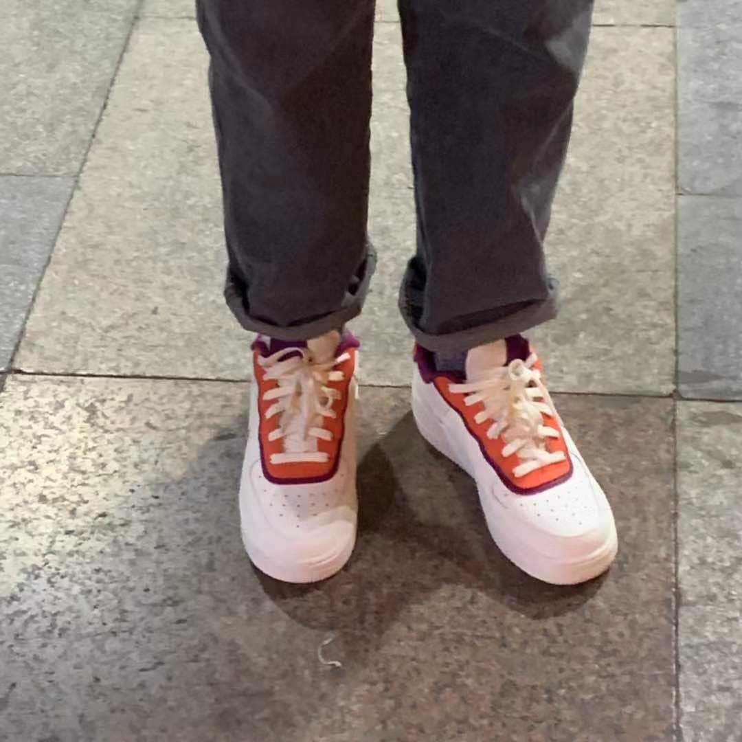 Nike Air Force 1 '07 AF1 Se, Sail/Sail-team Orange-true Berry - photo of buyer Олеся