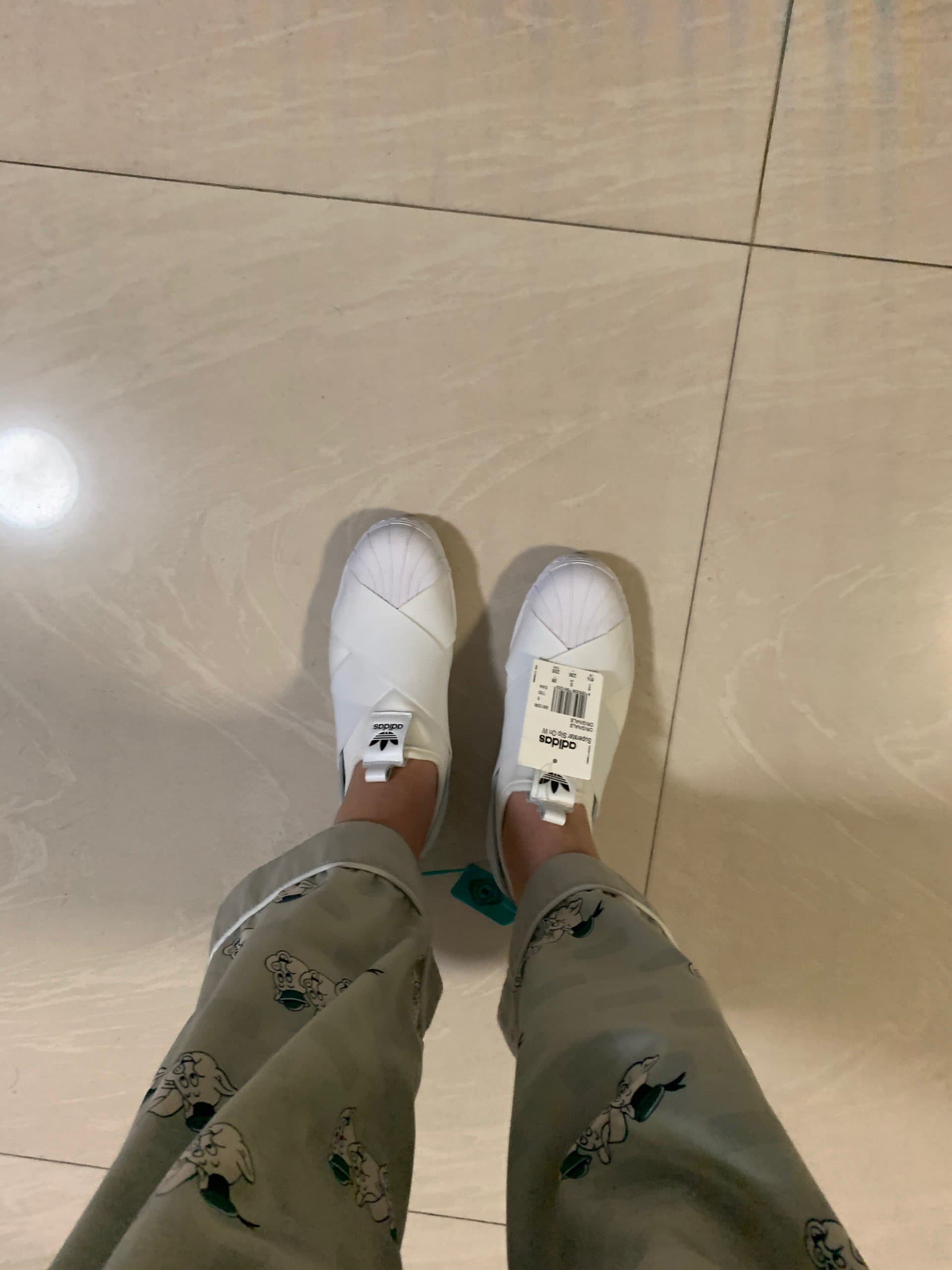 adidas originals Superstar Slip-On White - photo of buyer Лена