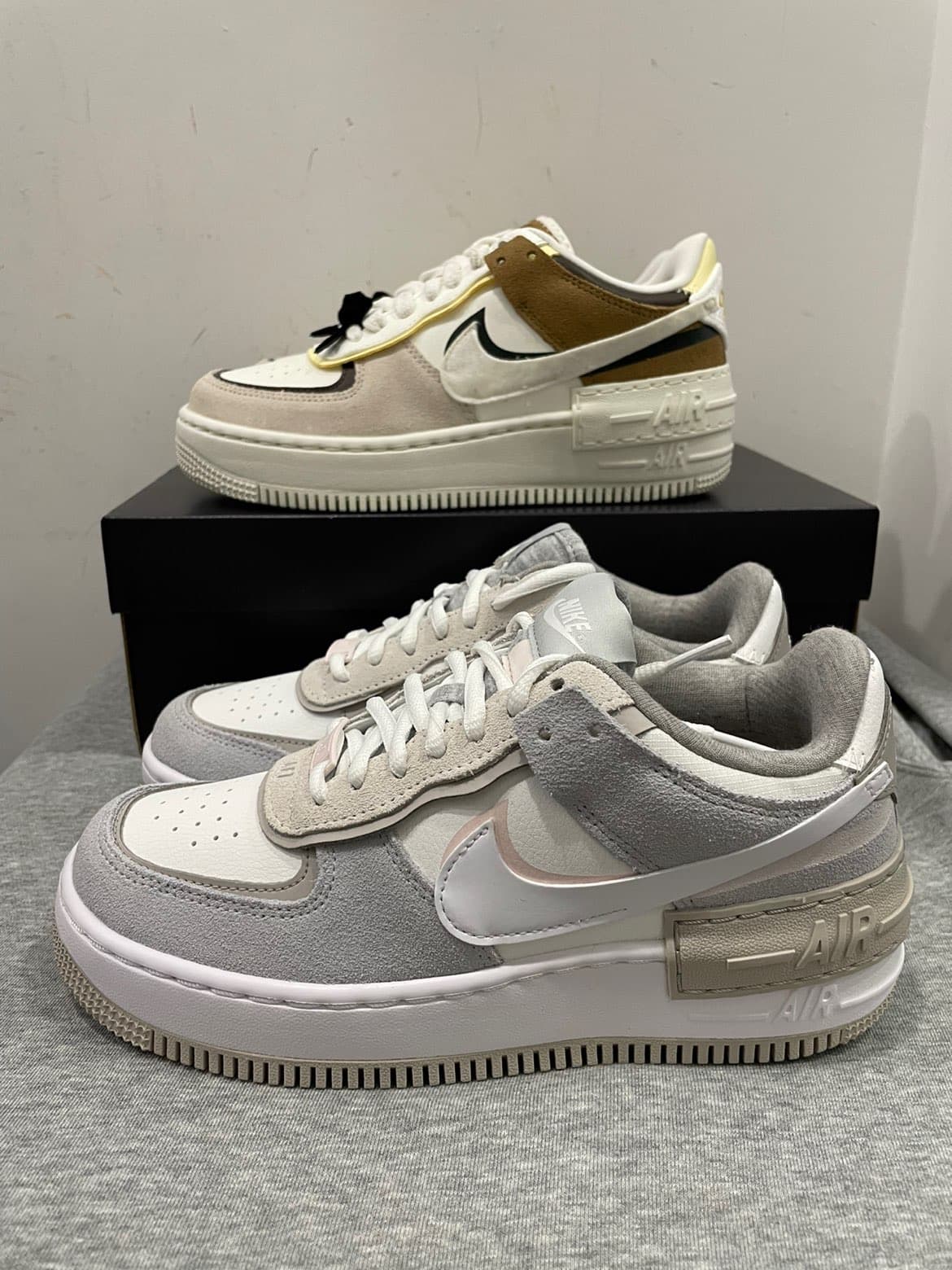 Nike Air Force 1 Low Shadow White Beige Brown Natural - фото покупателя Федор