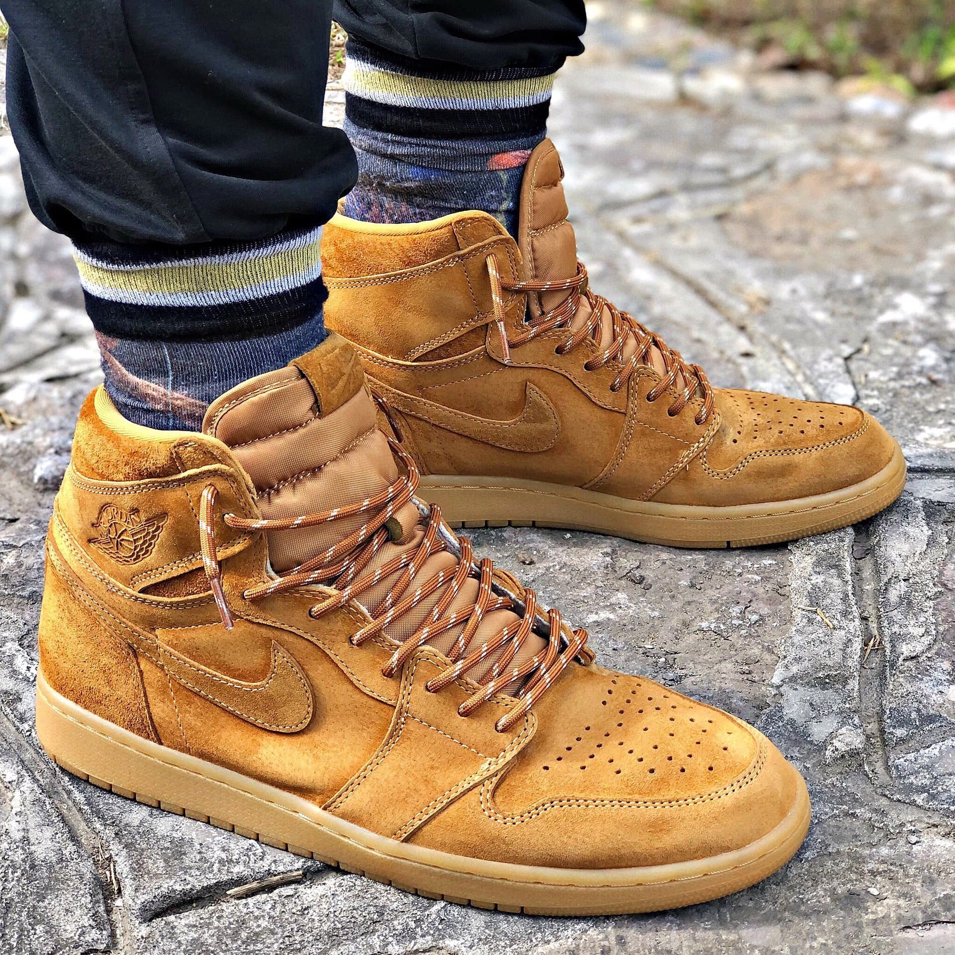 Jordan Air Jordan 1 Retro High Wheat - photo of buyer Максим