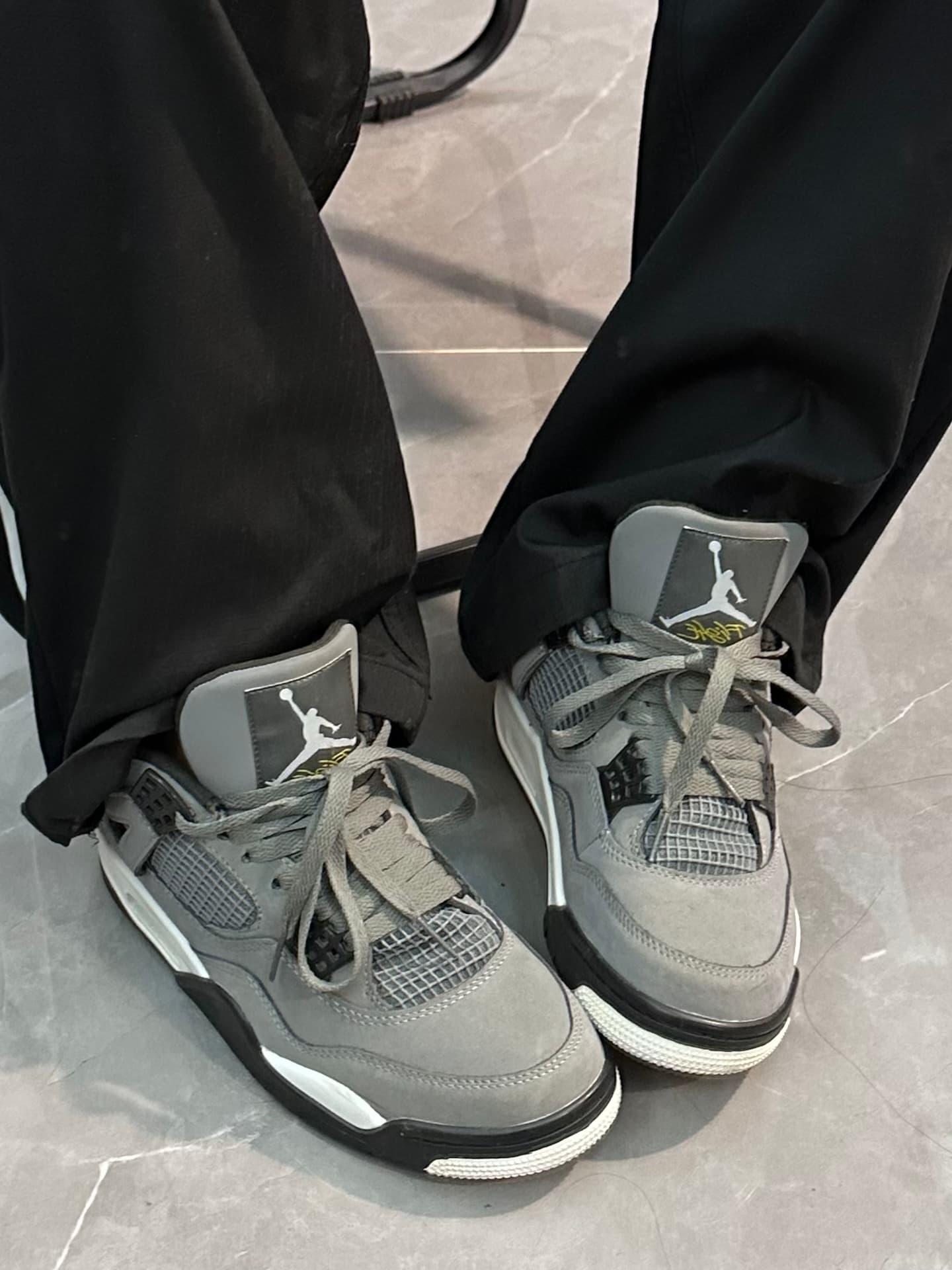 Jordan Air Jordan 4 cool grey 2019 - фото покупателя Лера