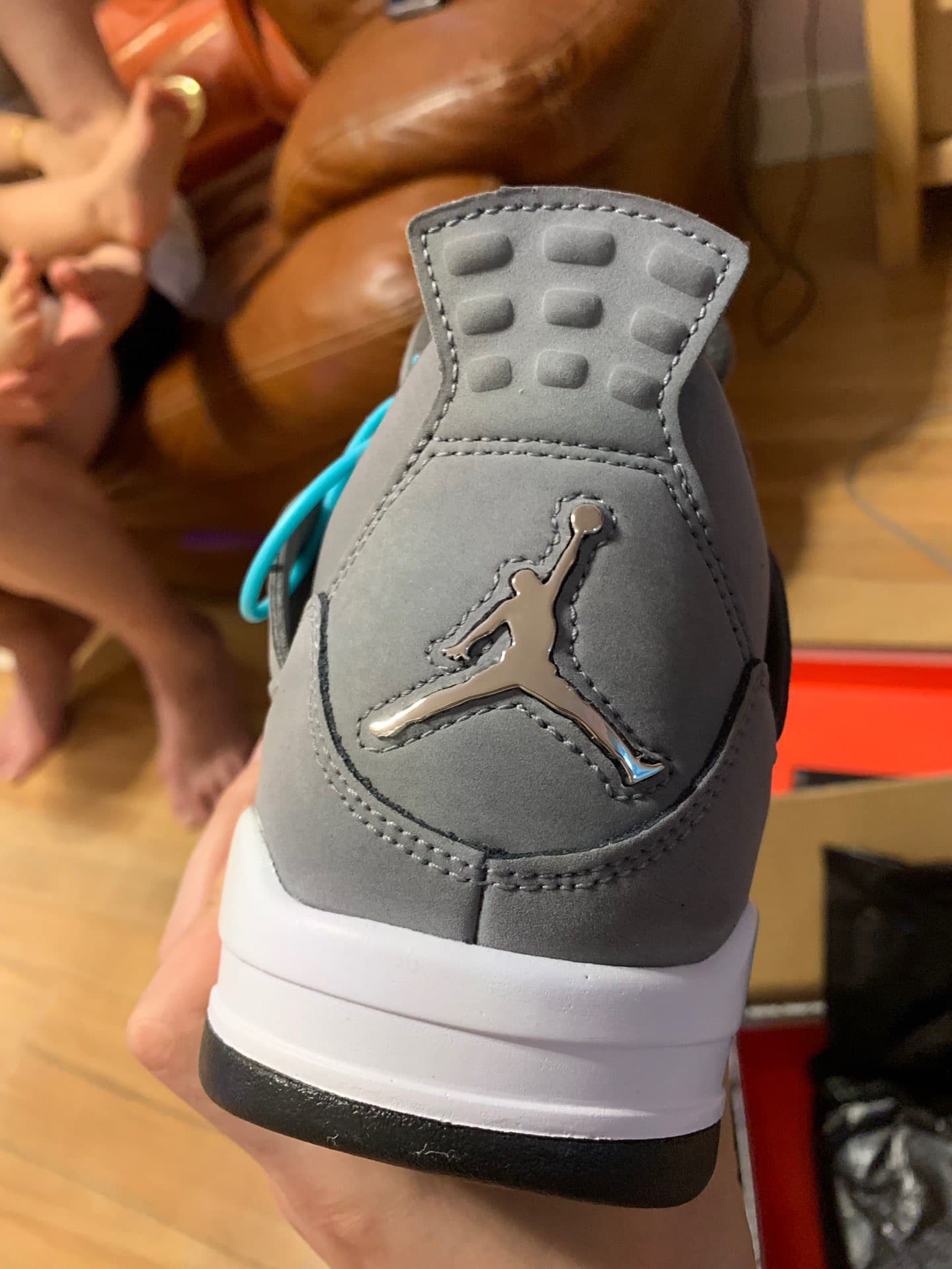 Jordan Air Jordan 4 cool grey 2019 - фото покупателя Денис