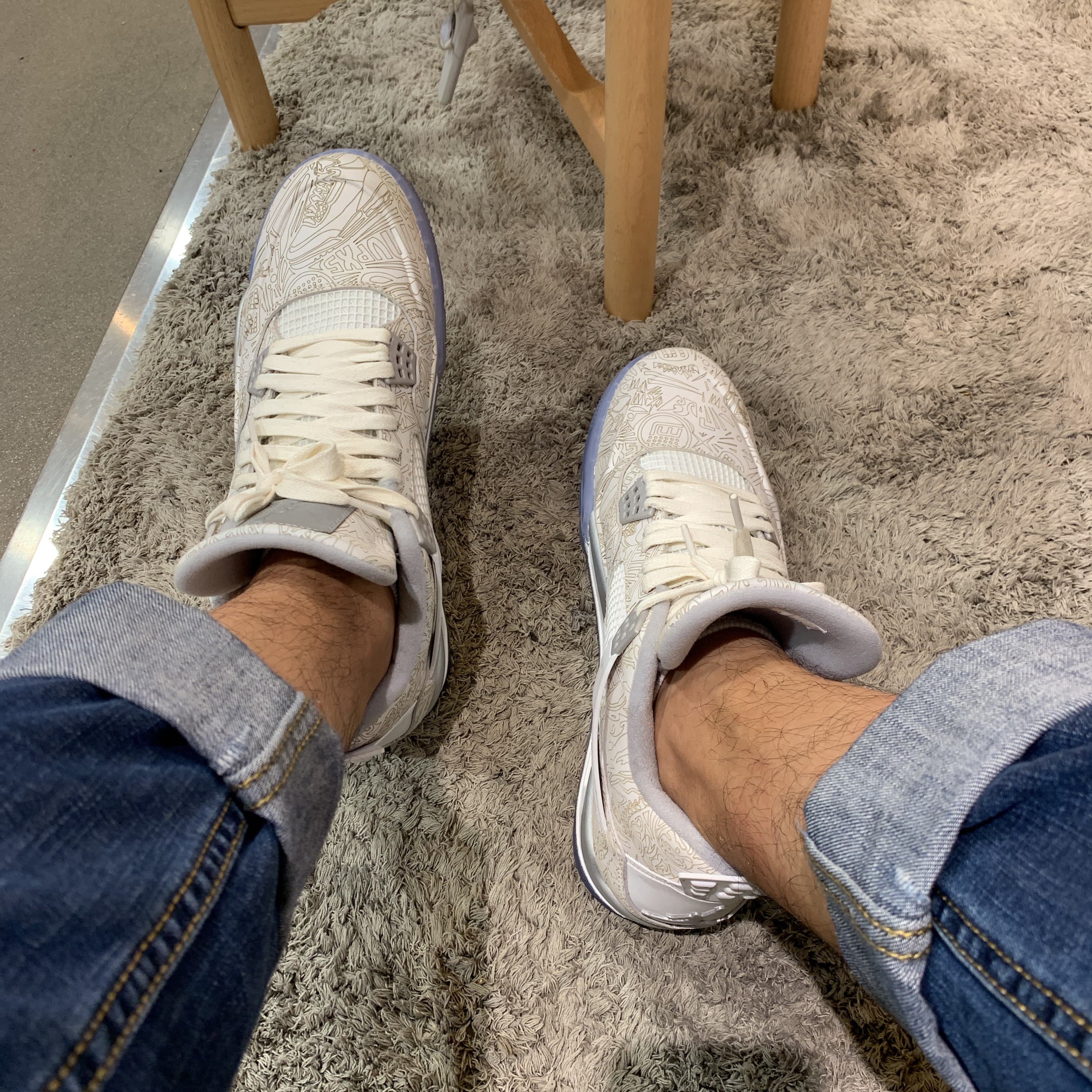 Jordan Air Jordan 4 Retro Laser - фото покупателя Андрей