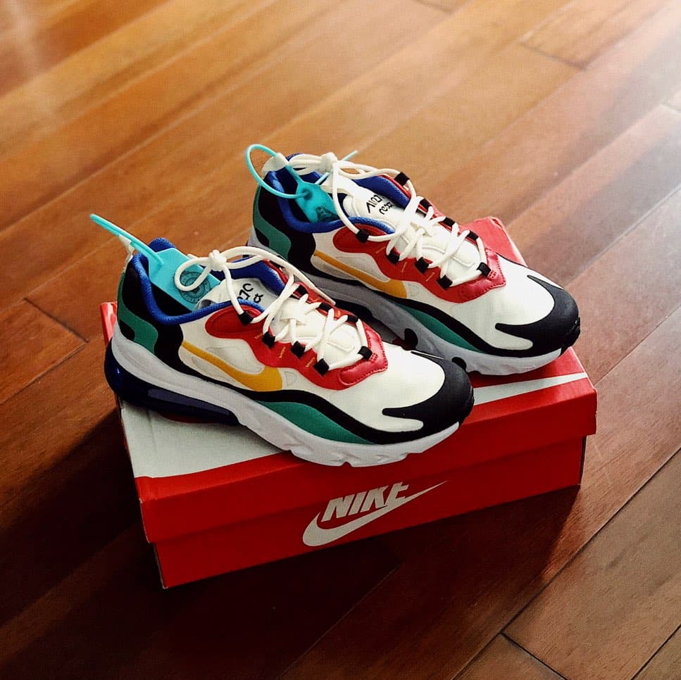 Nike Air Max 270 React GS Bauhaus Multi-Color - photo of buyer Маша