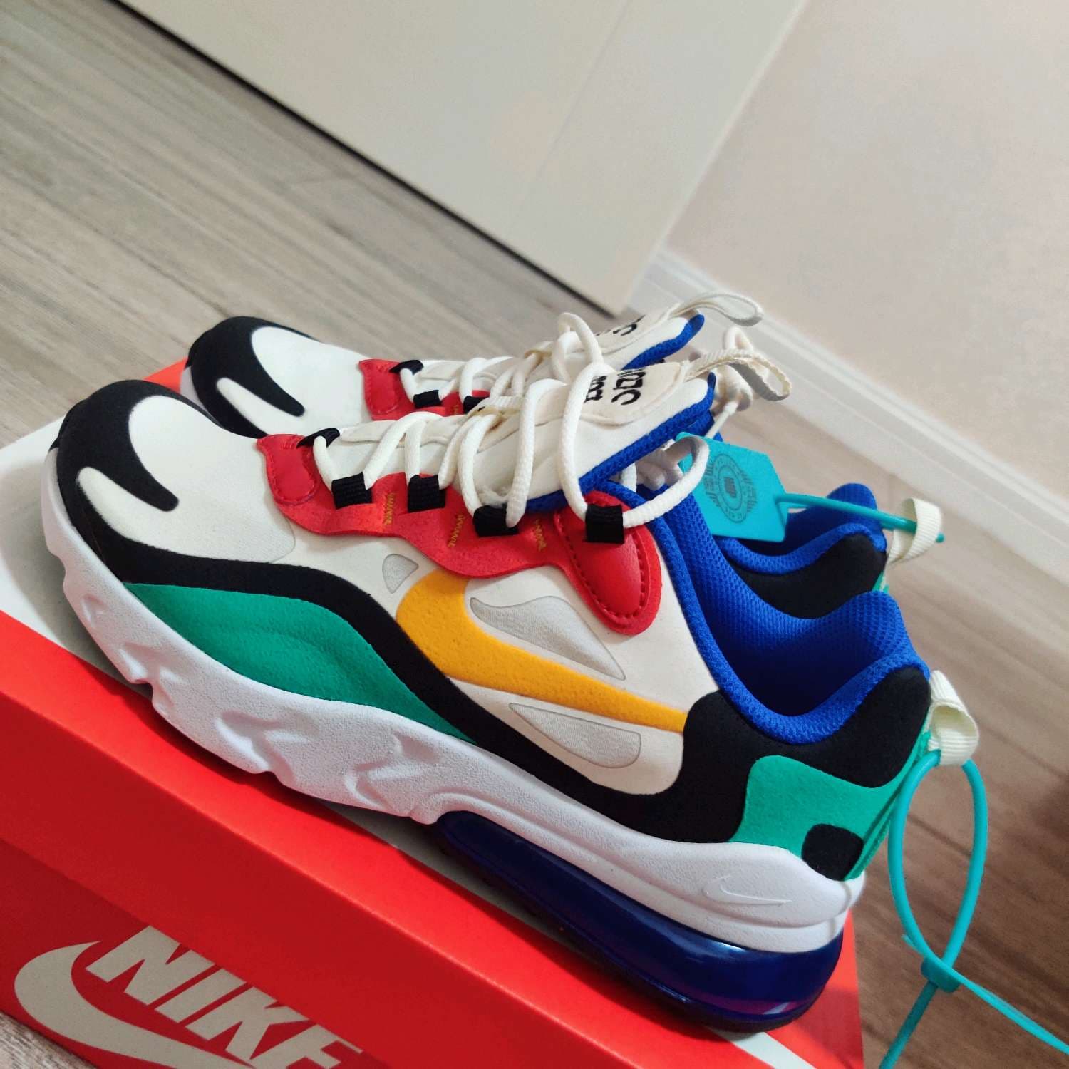 Nike Air Max 270 React GS Bauhaus Multi-Color - photo of buyer Инна