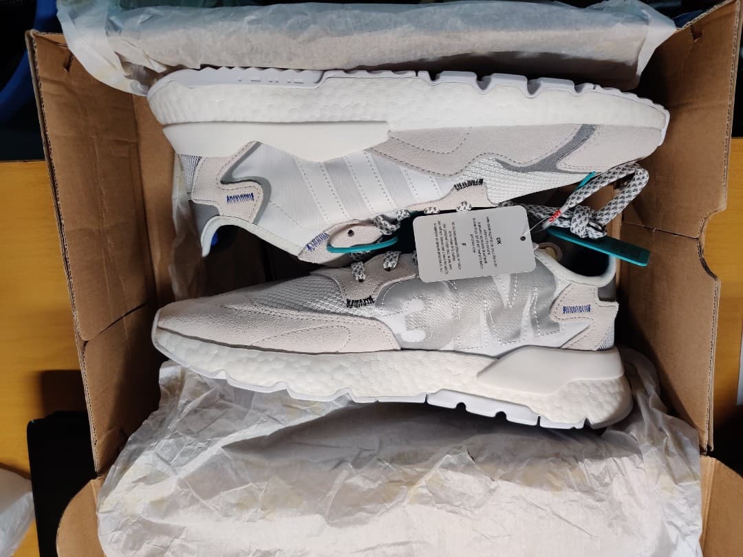 3M x adidas Nite Jogger "Footwear White" - фото покупателя Миша