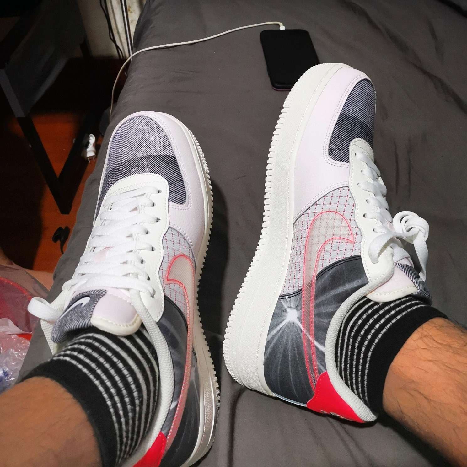Nike Air Force 1 Low Light Soft Pink Pure Platinum - фото покупателя Паша