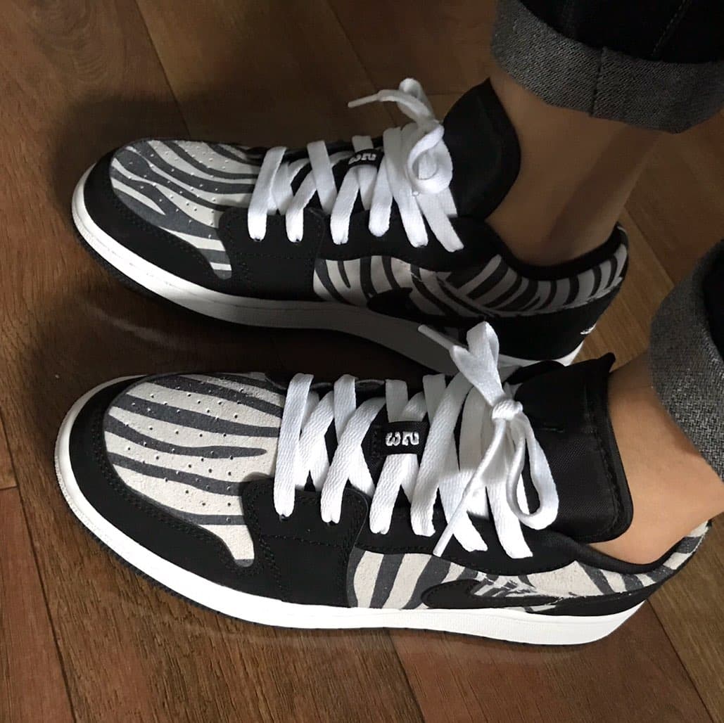 Jordan Air Jordan 1 Low Zebra - фото покупателя Руслан