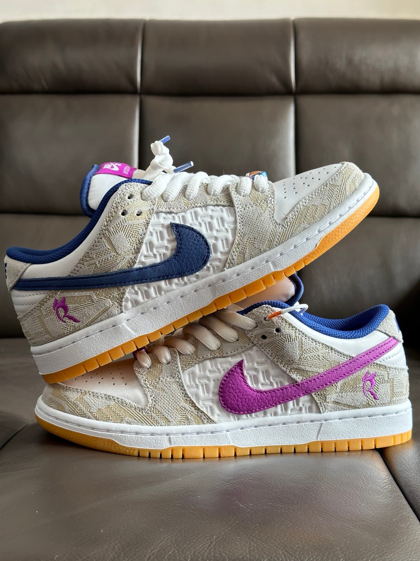 Rayssa Leal x Nike Dunk SB "Pure Platinum and Vivid Purple" - фото покупателя Леонид