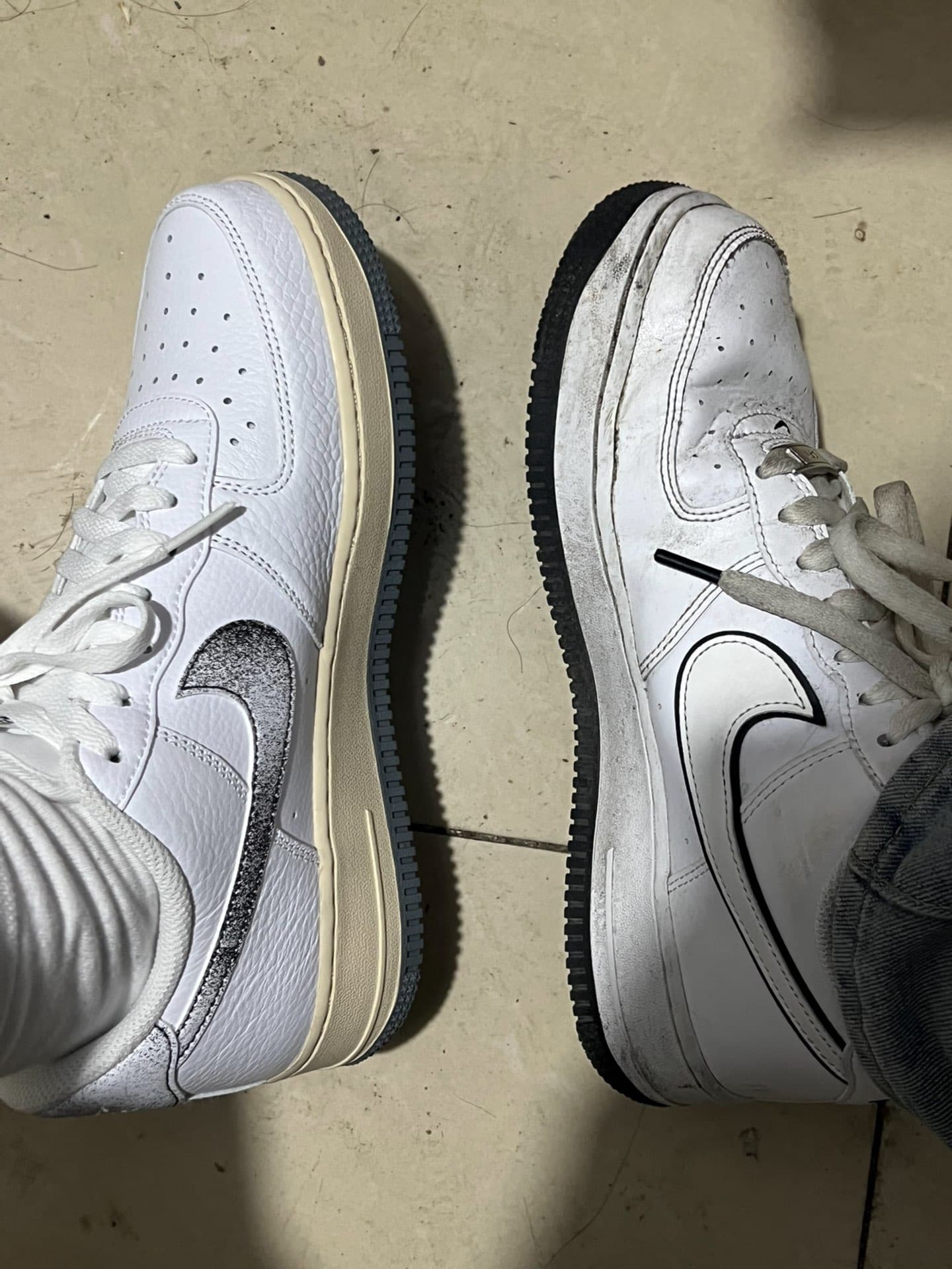 Nike Air Force 1 Low White Black - фото покупателя Денис