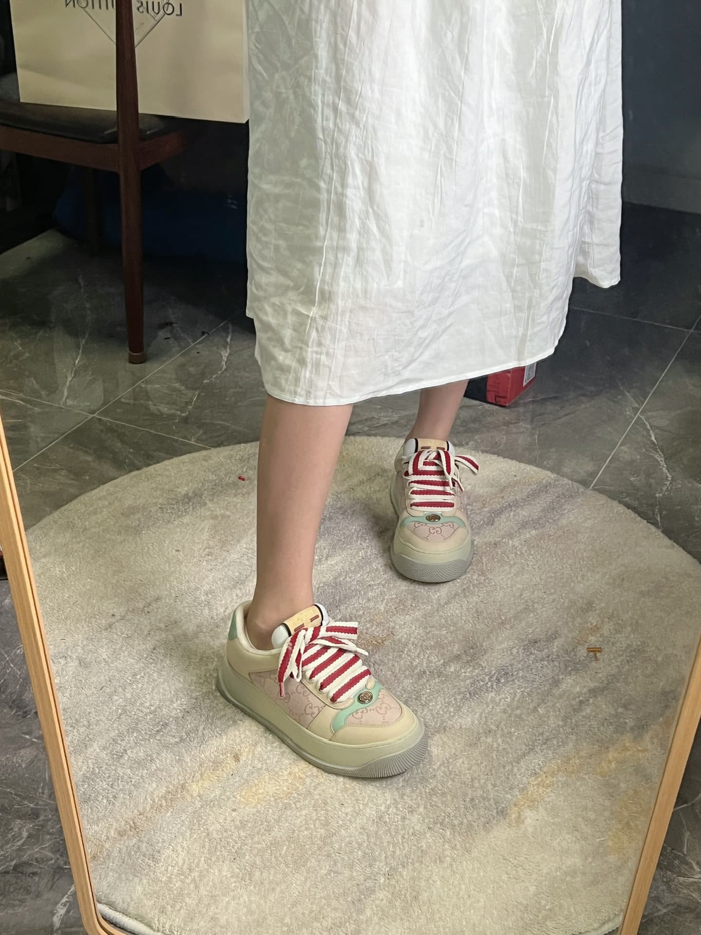 Gucci Screener GG Monogram — Beige Pink - фото покупателя Дарья