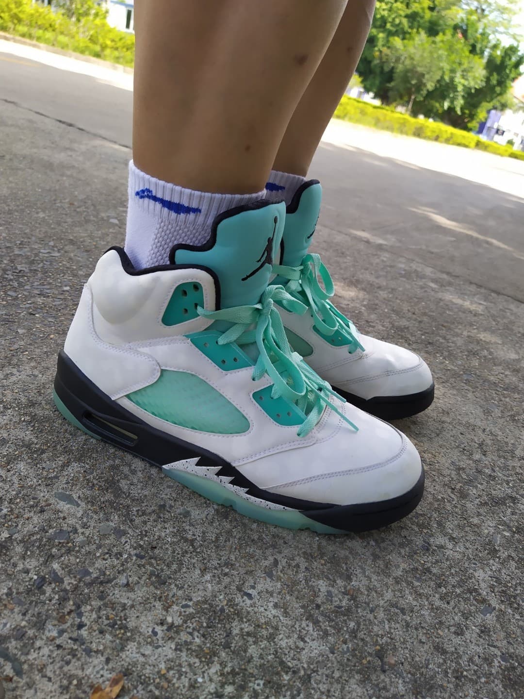 Jordan Air Jordan 5 island green - фото покупателя Маша