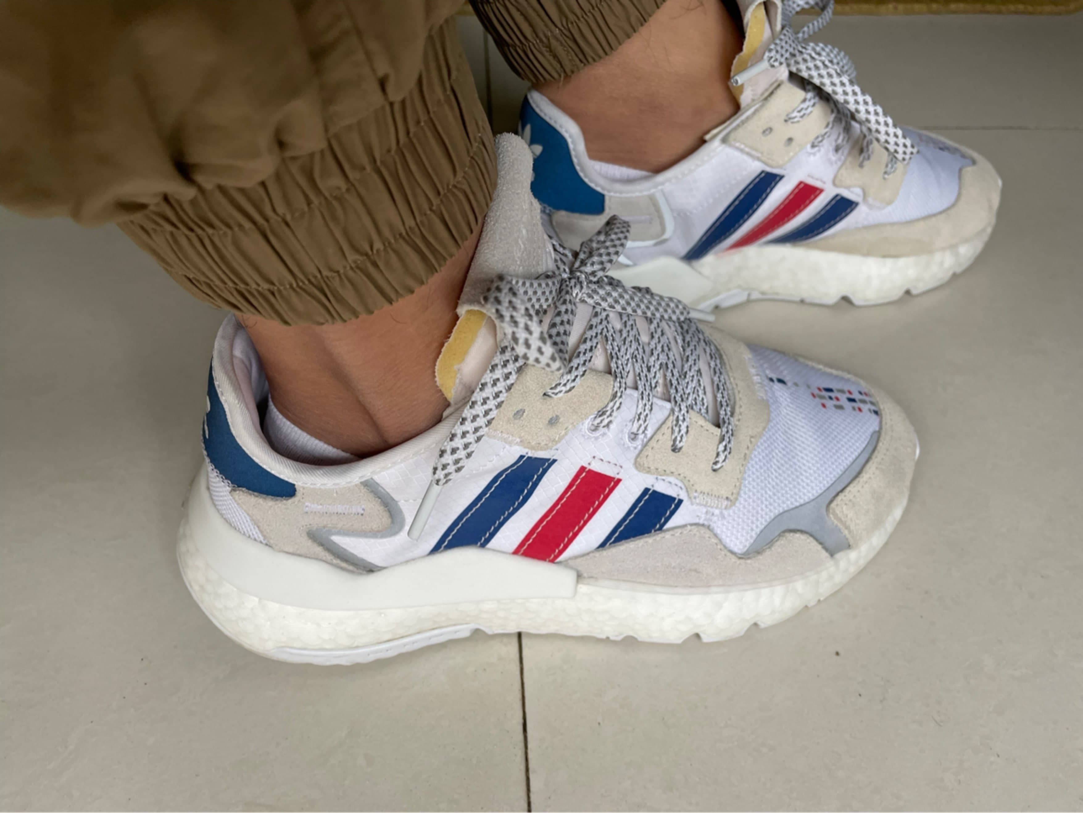 adidas originals Nite Jogger Cloud White Collegiate Royal - фото покупателя Василий
