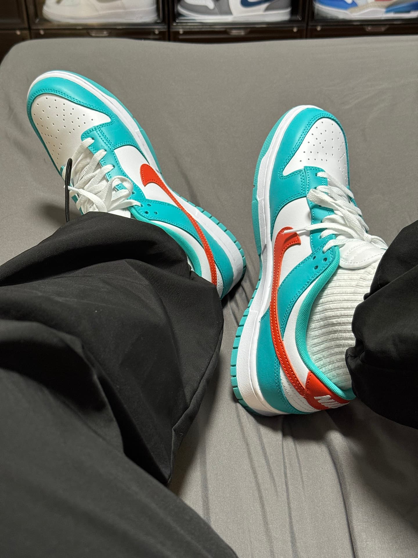 Nike Dunk Low Miami Dolphins - photo of buyer Марина