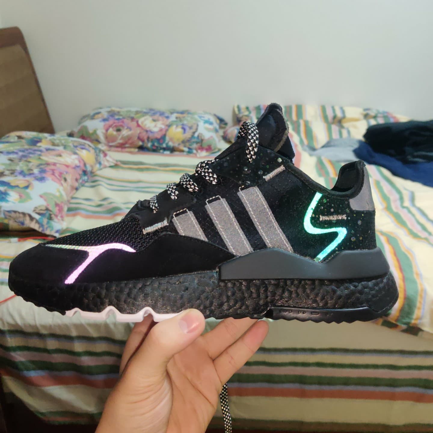 adidas originals Nite Jogger Core Black Could White - фото покупателя Ира
