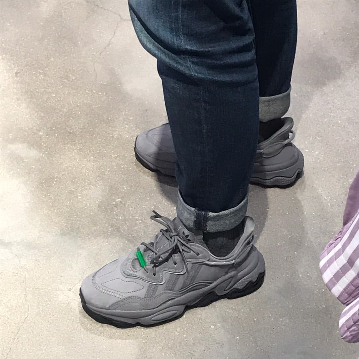 adidas originals Ozweego TR Grey Solar Green - фото покупателя Валерий
