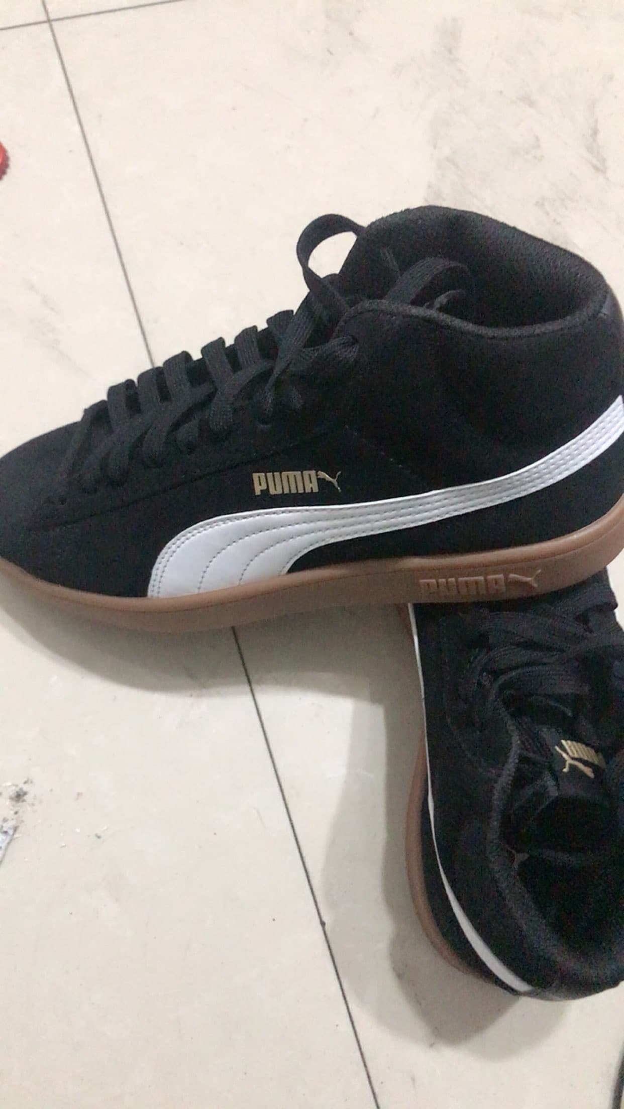 Puma Smash v2 Mid "Black White" - фото покупателя Эдуард