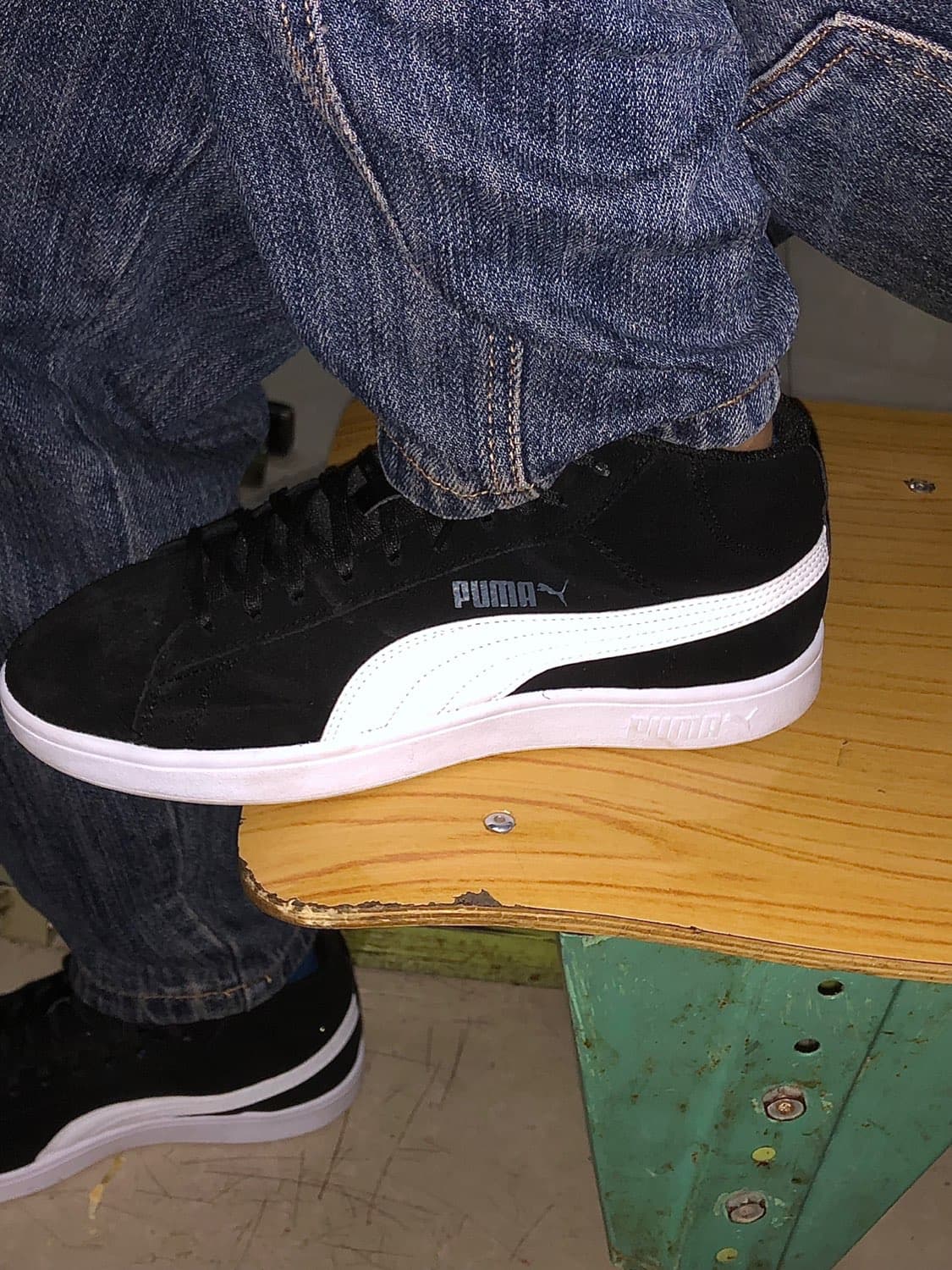 Puma Smash v2 Mid "Black White" - фото покупателя Олег