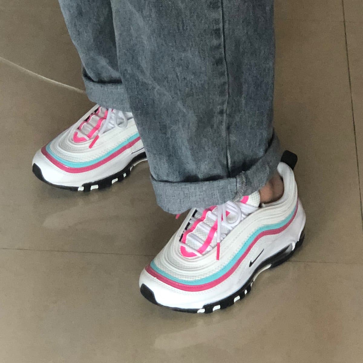 Nike Air Max 97 Summit White Pink - фото покупателя Сергей