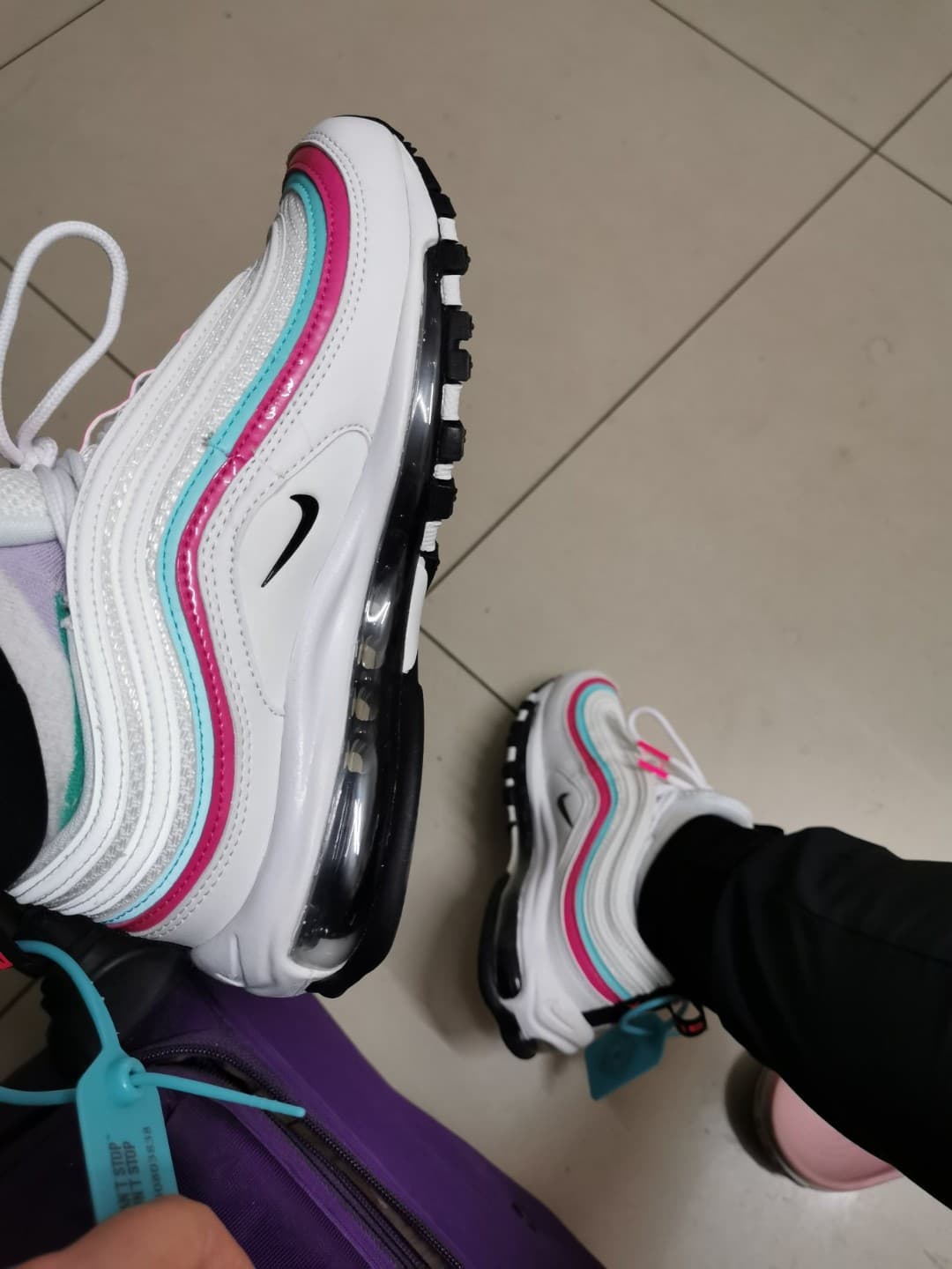 Nike Air Max 97 Summit White Pink - фото покупателя Кирилл