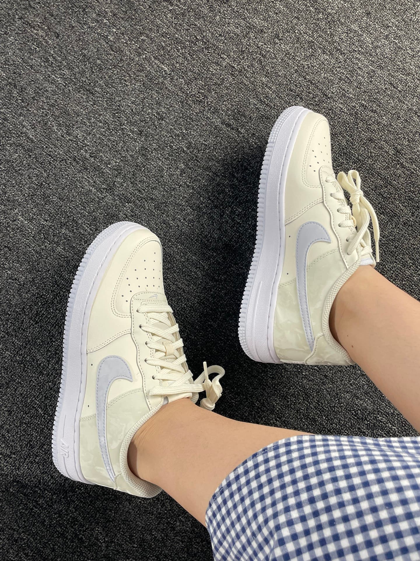 Nike Air Force 1 GS Pale Ivory Sea Glass - фото покупателя Евгения