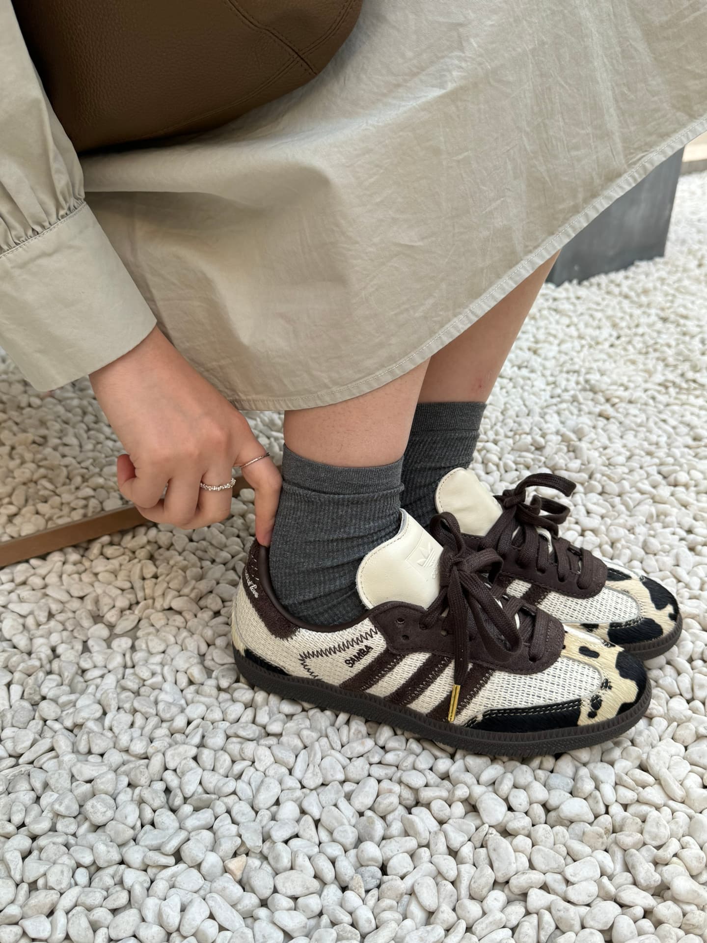 notitle x adidas originals Samba OG "Cow" - фото покупателя Надежда