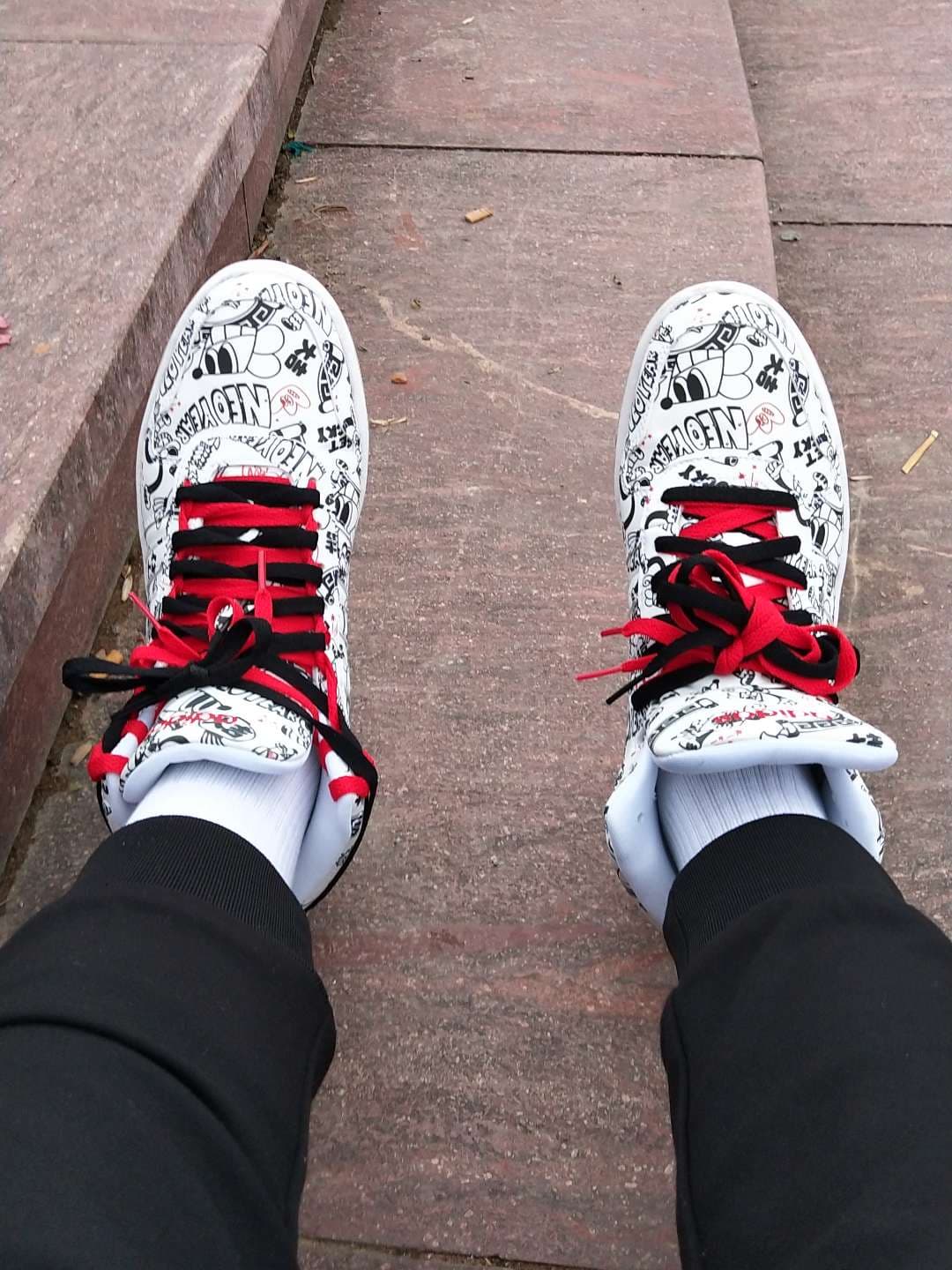 adidas neo Hoops 2.0 Mid "Black White" - фото покупателя Алла