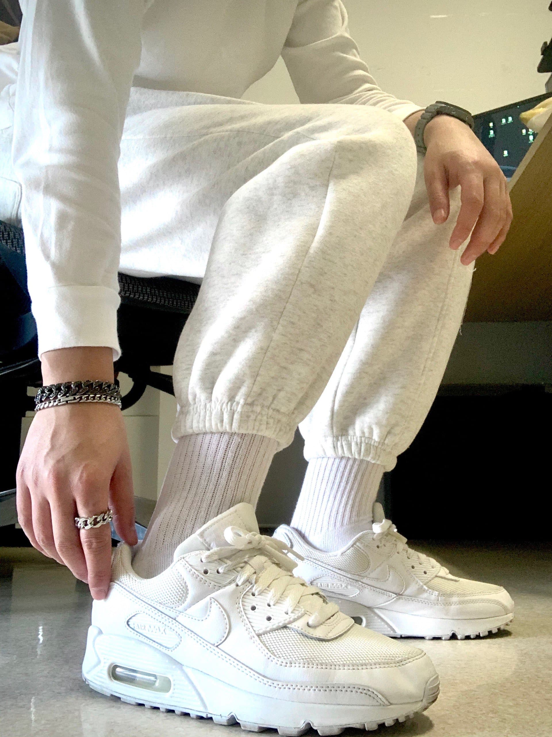 Nike Air Max 90 Triple White - фото покупателя Игорь