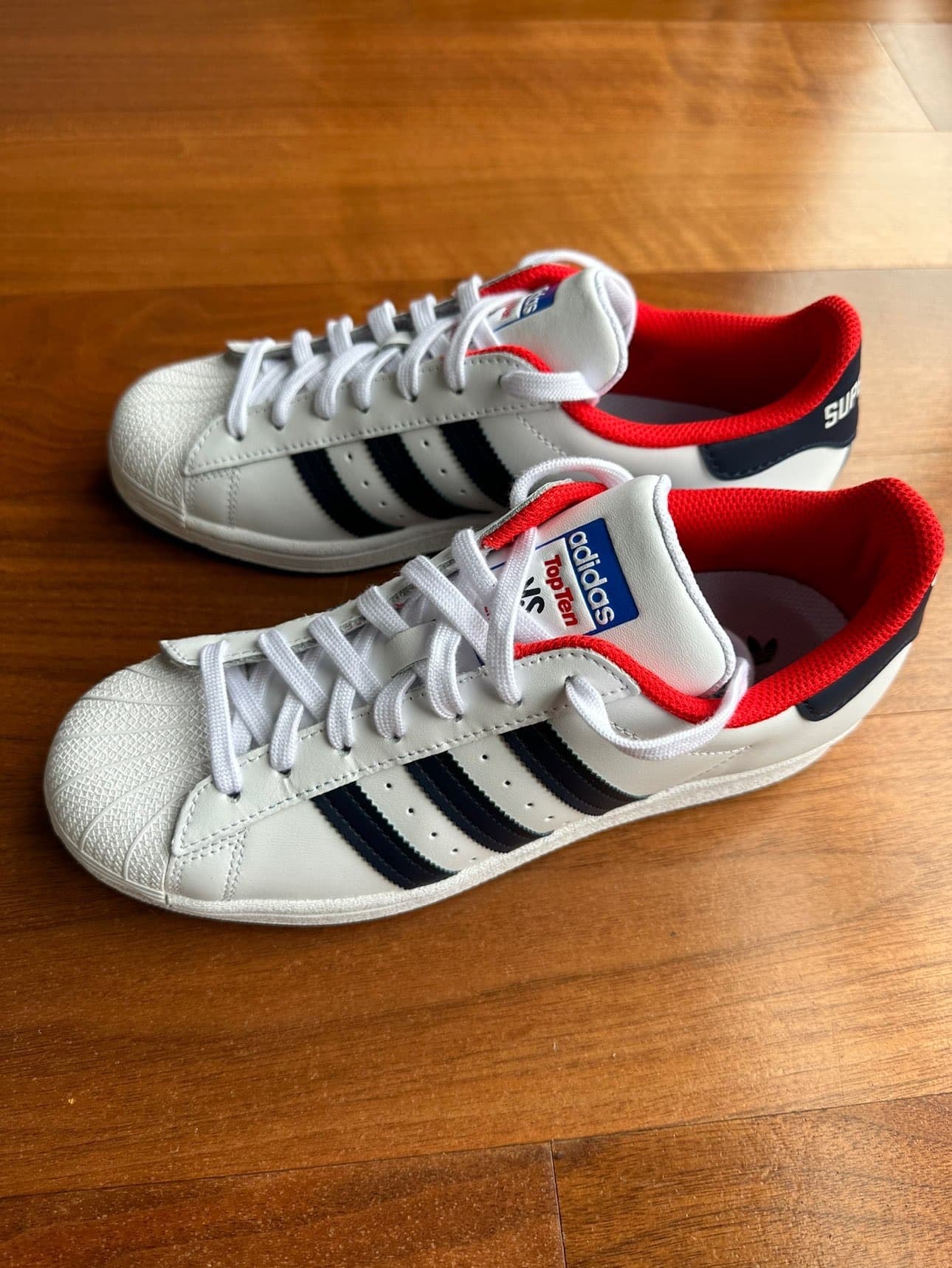 adidas originals Superstar Foundation Top Ten White Blue Red - фото покупателя Николай