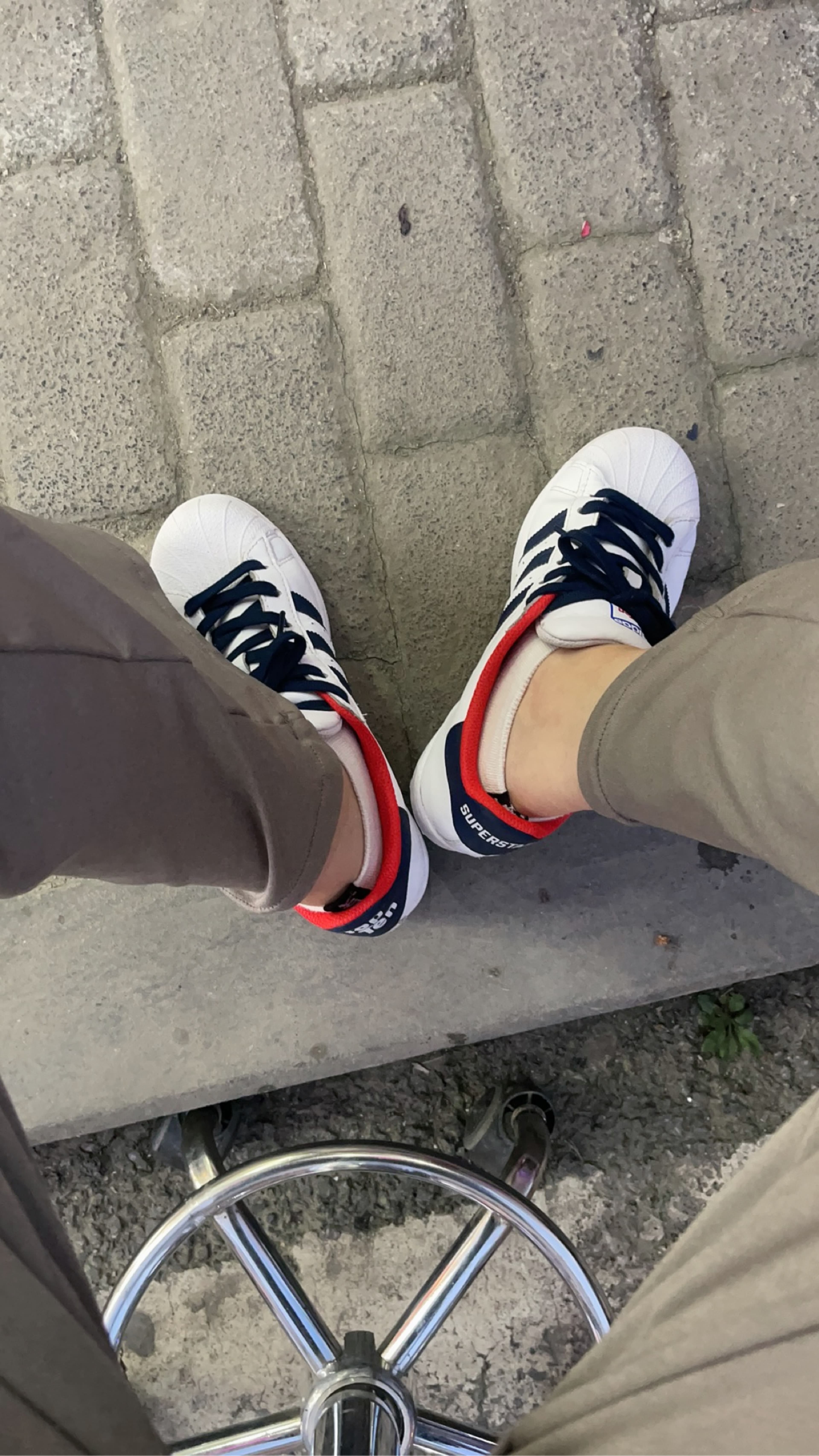 adidas originals Superstar Foundation Top Ten White Blue Red - фото покупателя Жанна