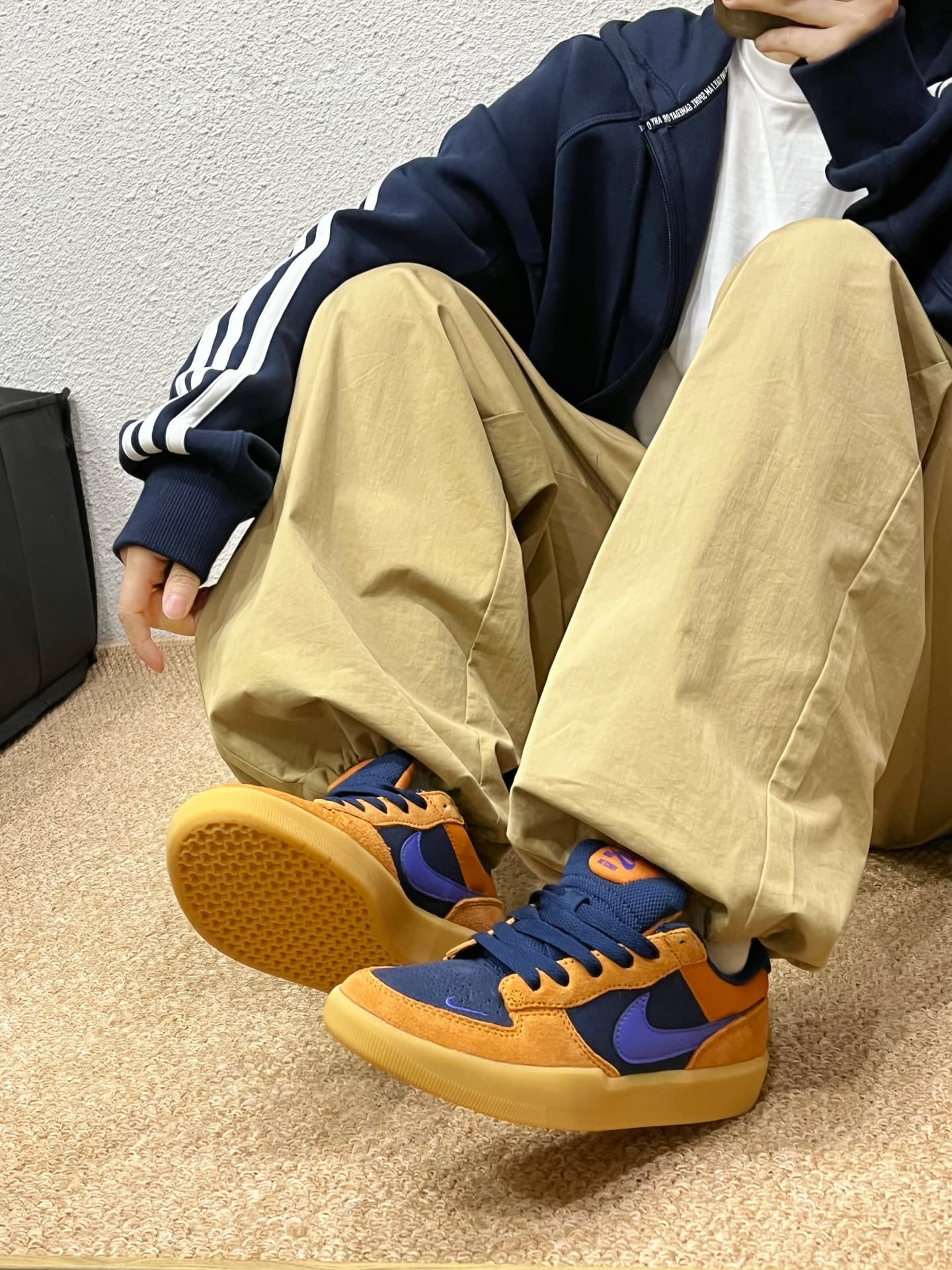 Nike SB Force 58 "Monarch Midnight Navy" - photo of buyer Петр