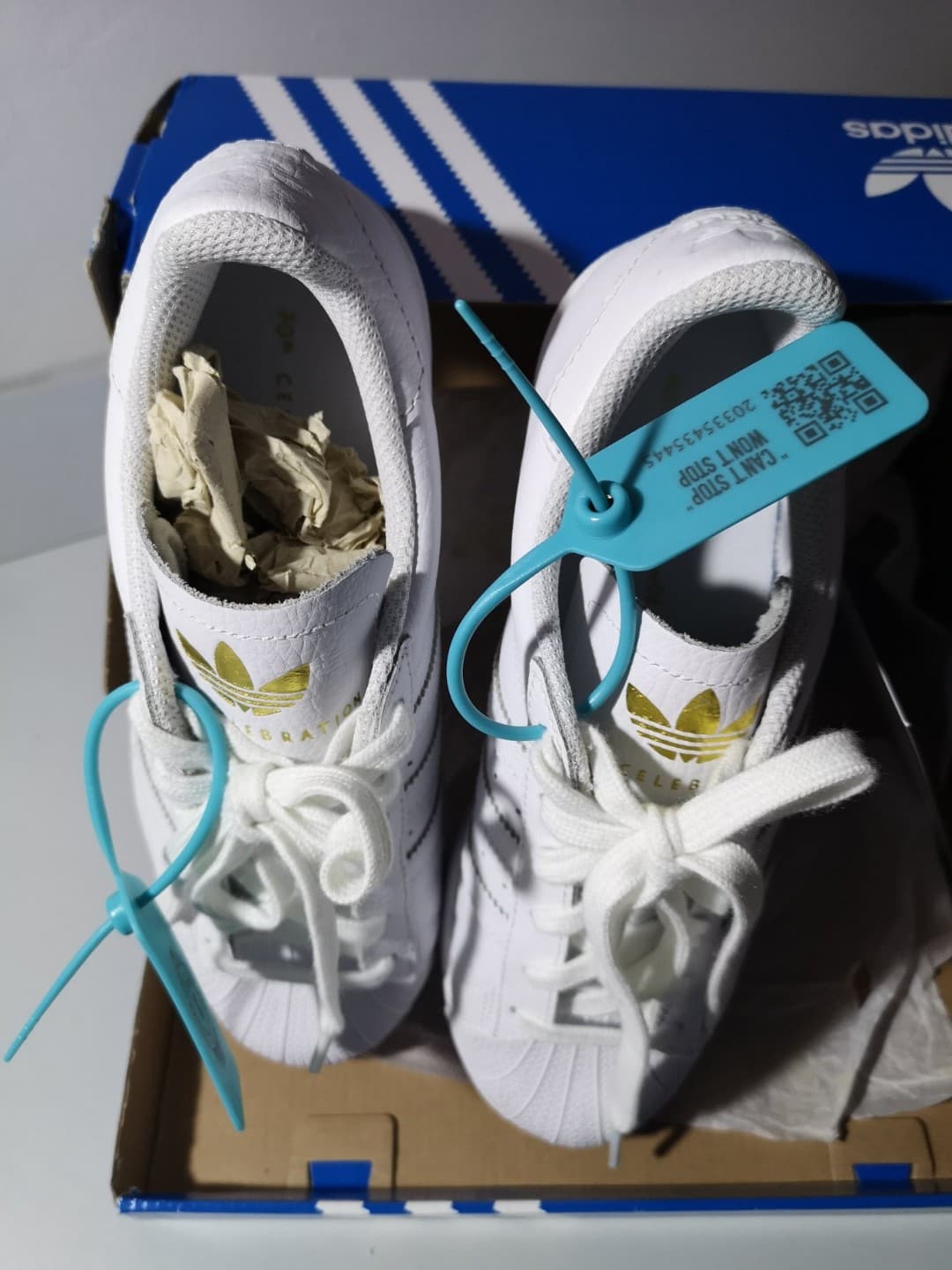 adidas originals Superstar Gold Metallic White Footwear-White - фото покупателя Владимир
