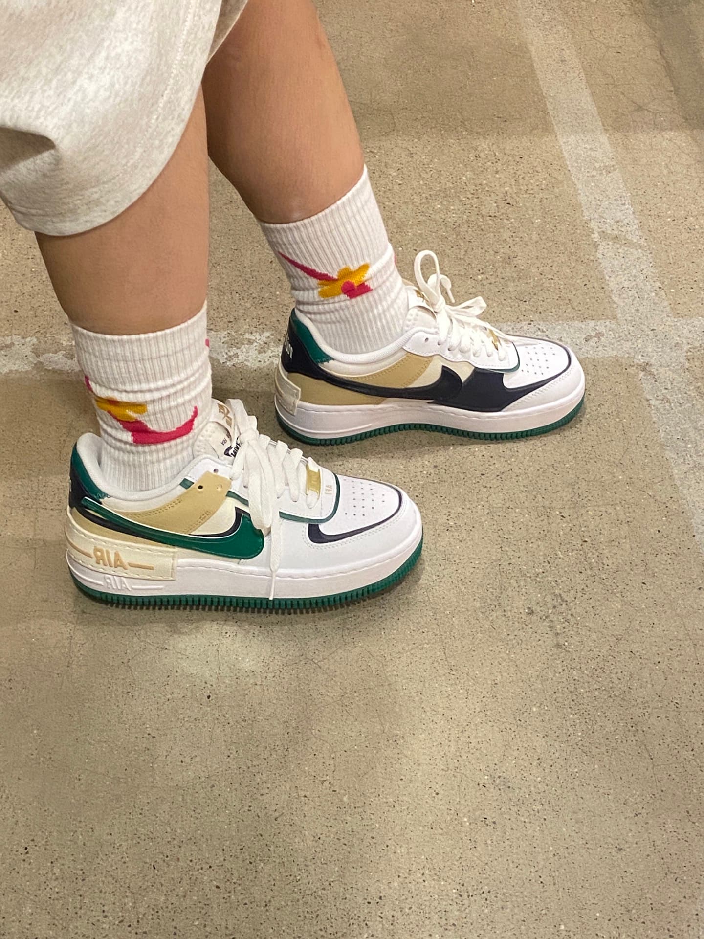 Nike Air Force 1 Shadow White Malachite - фото покупателя Тамара