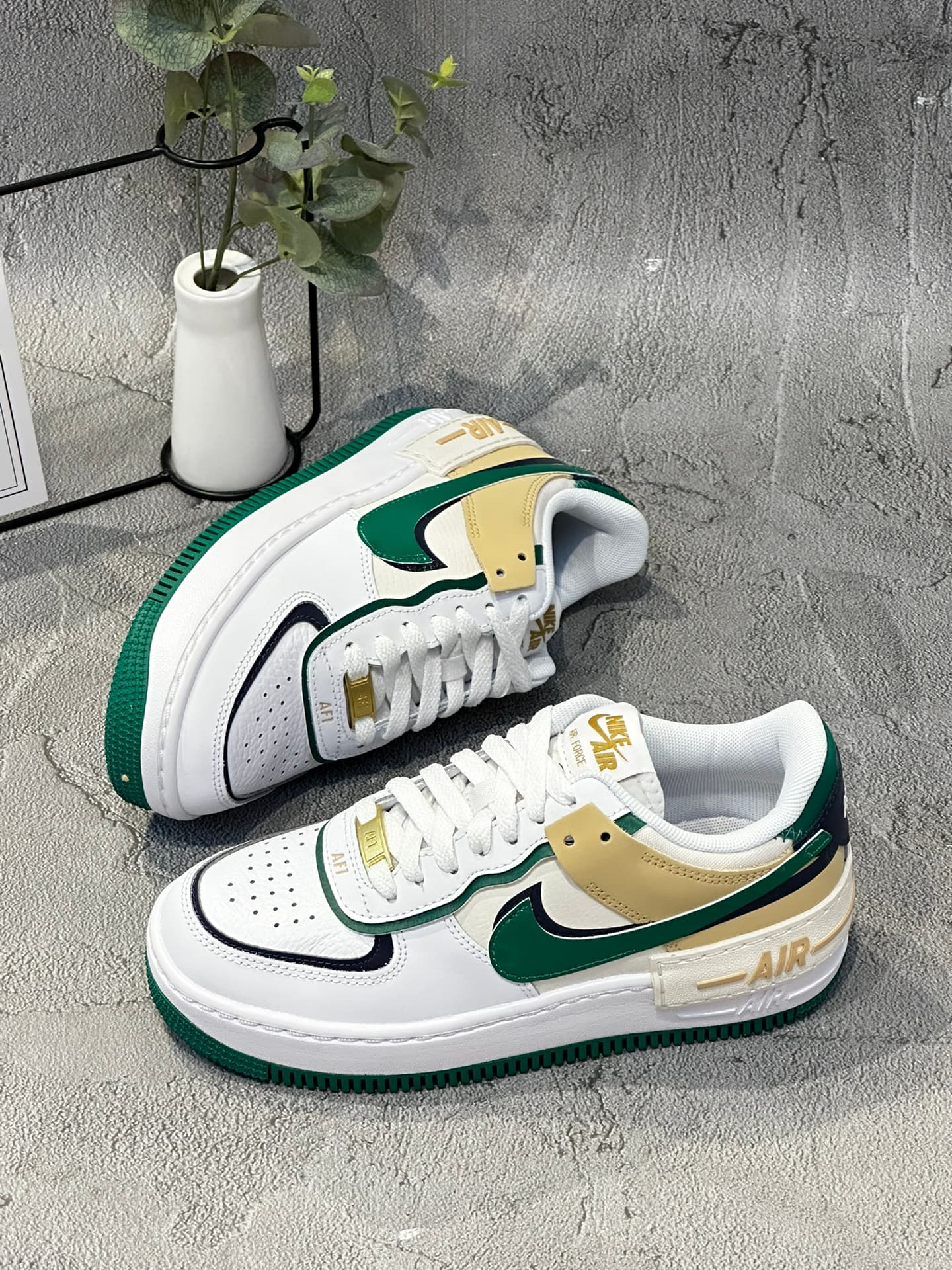 Nike Air Force 1 Shadow White Malachite - фото покупателя Оксана