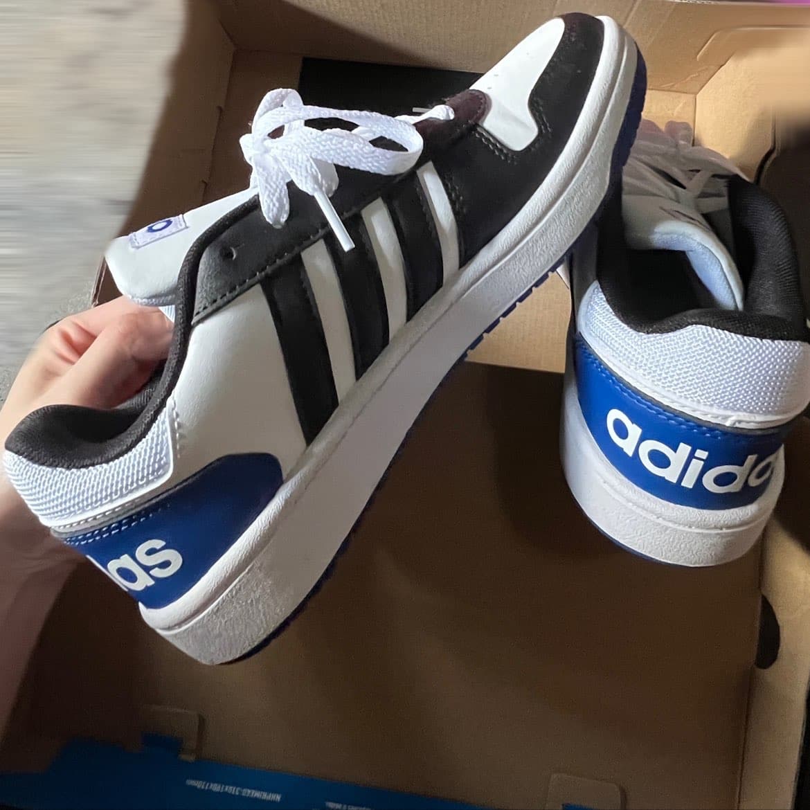 adidas neo Hoops 2.0 White Royal Blue - фото покупателя Костя