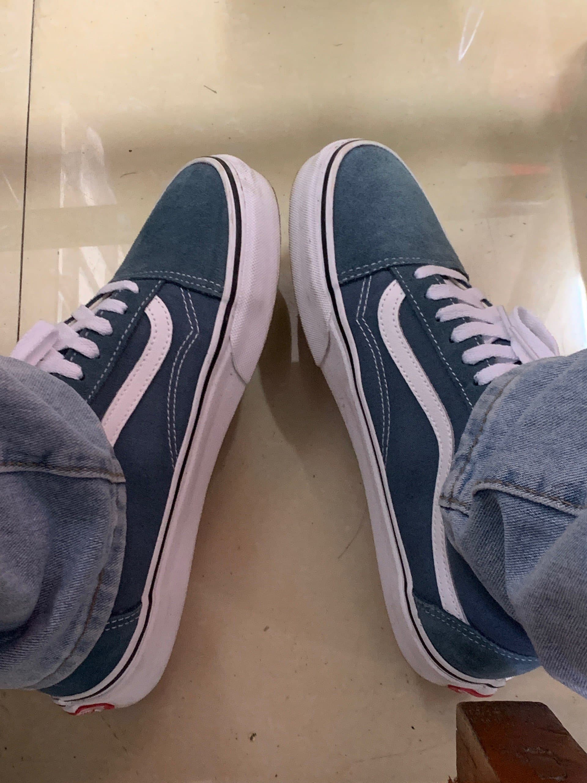 Vans Old Skool Blue Mirage True-White - фото покупателя Владислав