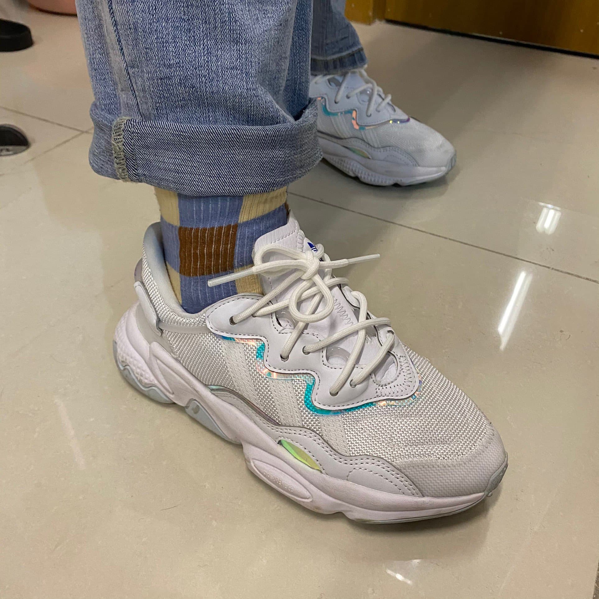 adidas originals Ozweego J "White Sky Tint" - фото покупателя Женя