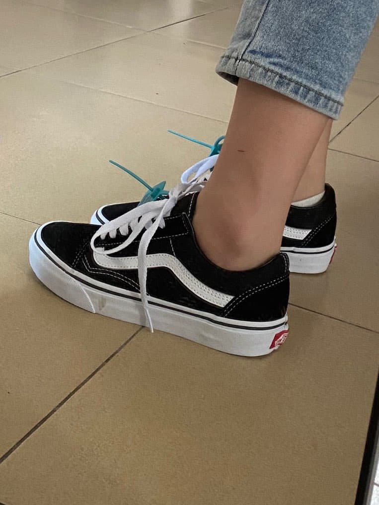 Vans Old Skool Black - фото покупателя Полина