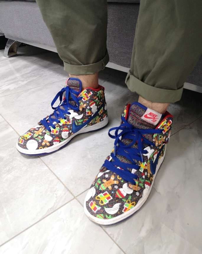 Nike Dunk SB Concepts Ugly Christmas Sweater 2017 - фото покупателя Владислав