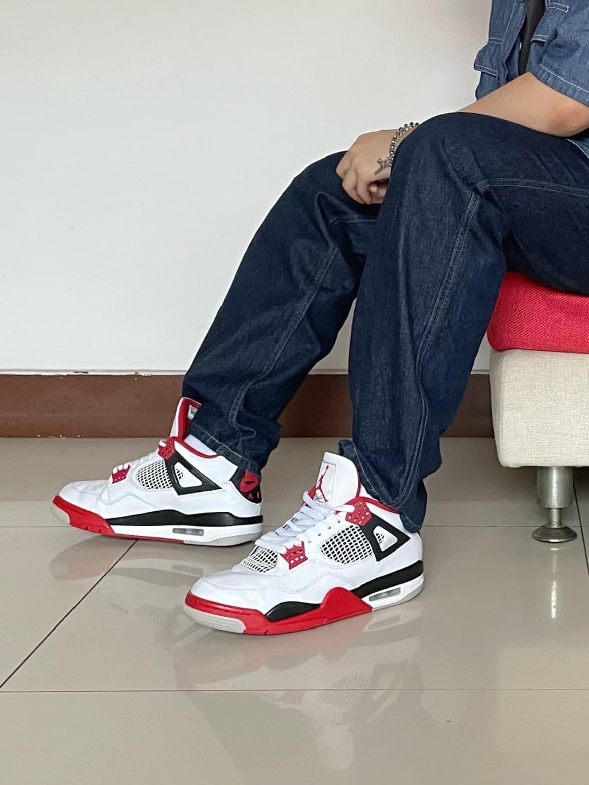 Jordan Air Jordan 4 fire red 2020 - фото покупателя Рита