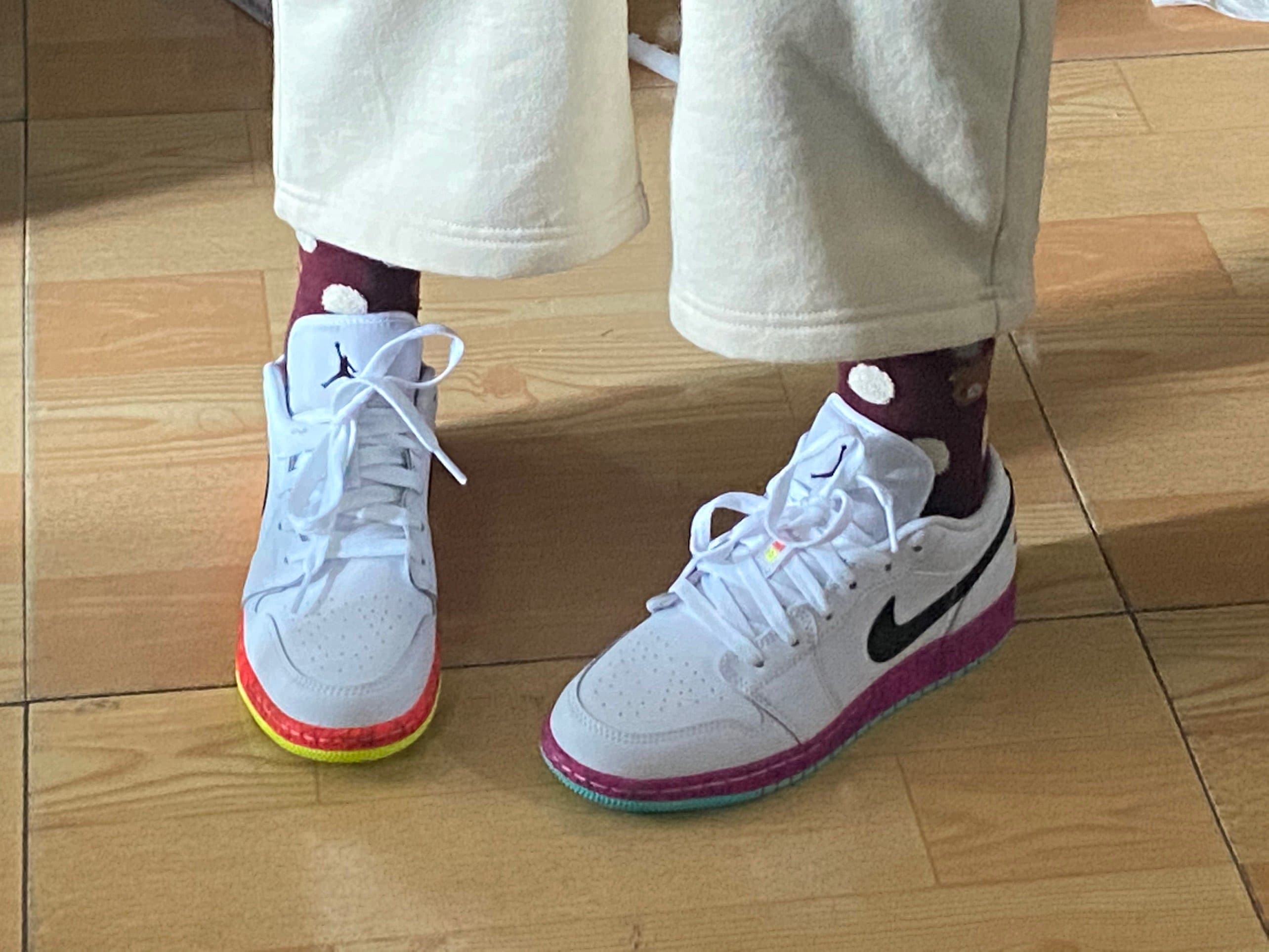 Jordan Air Jordan 1 Low Grades GS "Grades — Multicolor" - фото покупателя Александра
