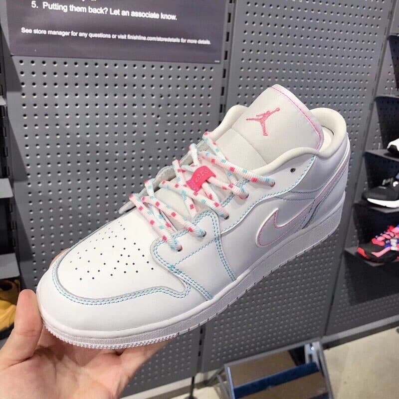 Jordan Air Jordan 1 Low GS "Aurora Green / Pink" - photo of buyer Алла