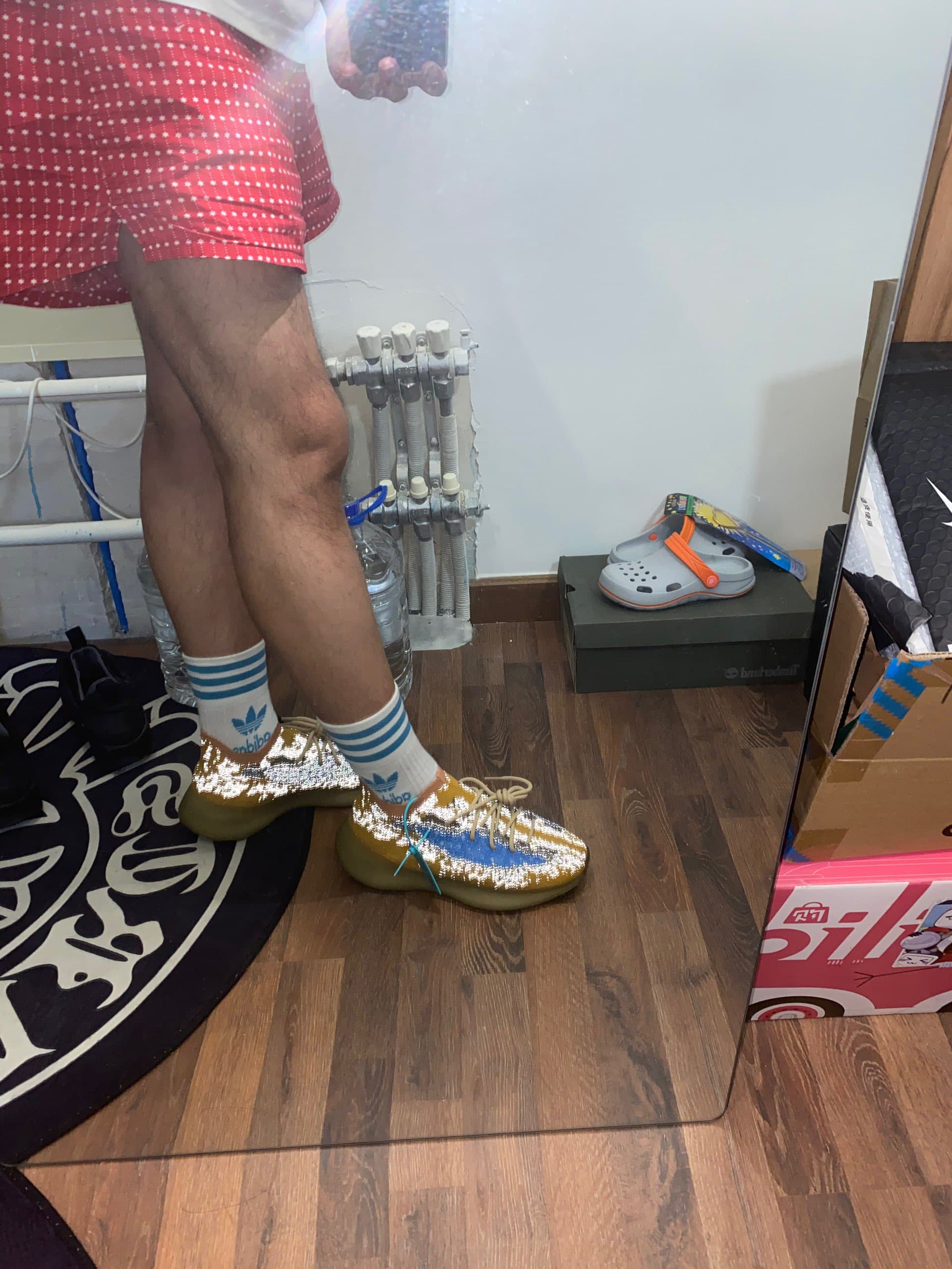 adidas originals Yeezy Boost 380 Blue Oat Reflective - photo of buyer Саша