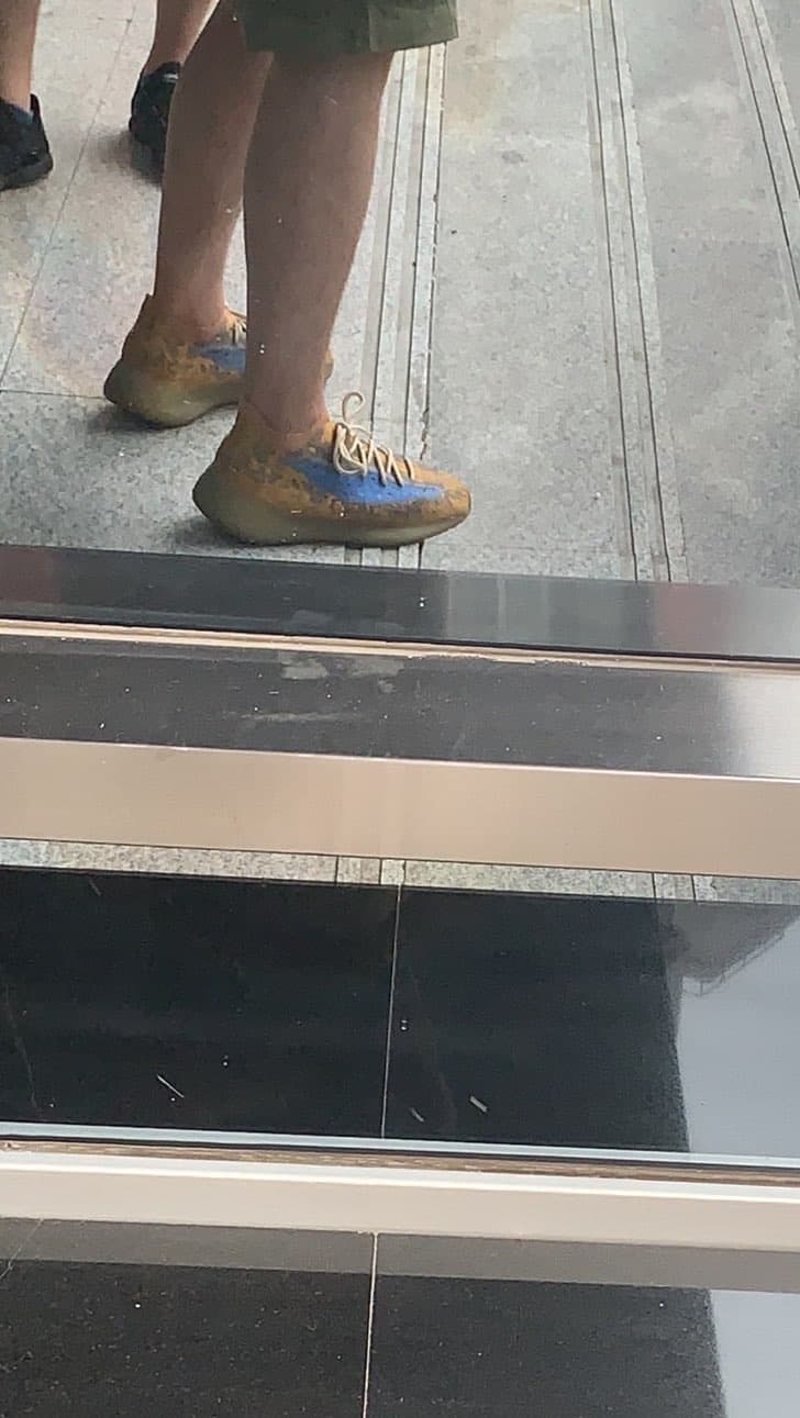 adidas originals Yeezy Boost 380 Blue Oat Reflective - photo of buyer Женя
