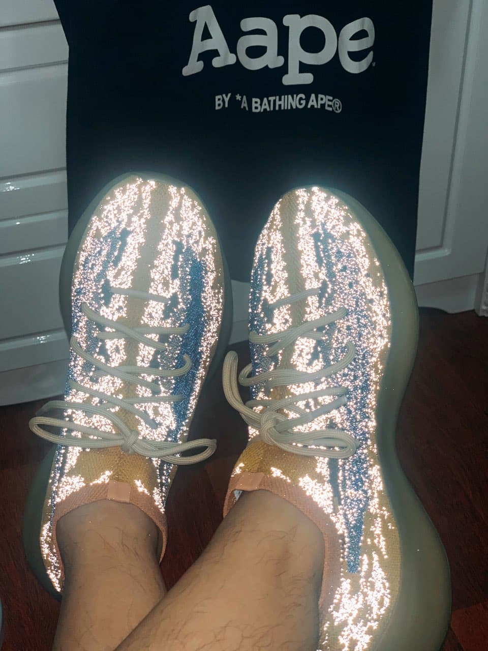 adidas originals Yeezy Boost 380 Blue Oat Reflective - photo of buyer Федор