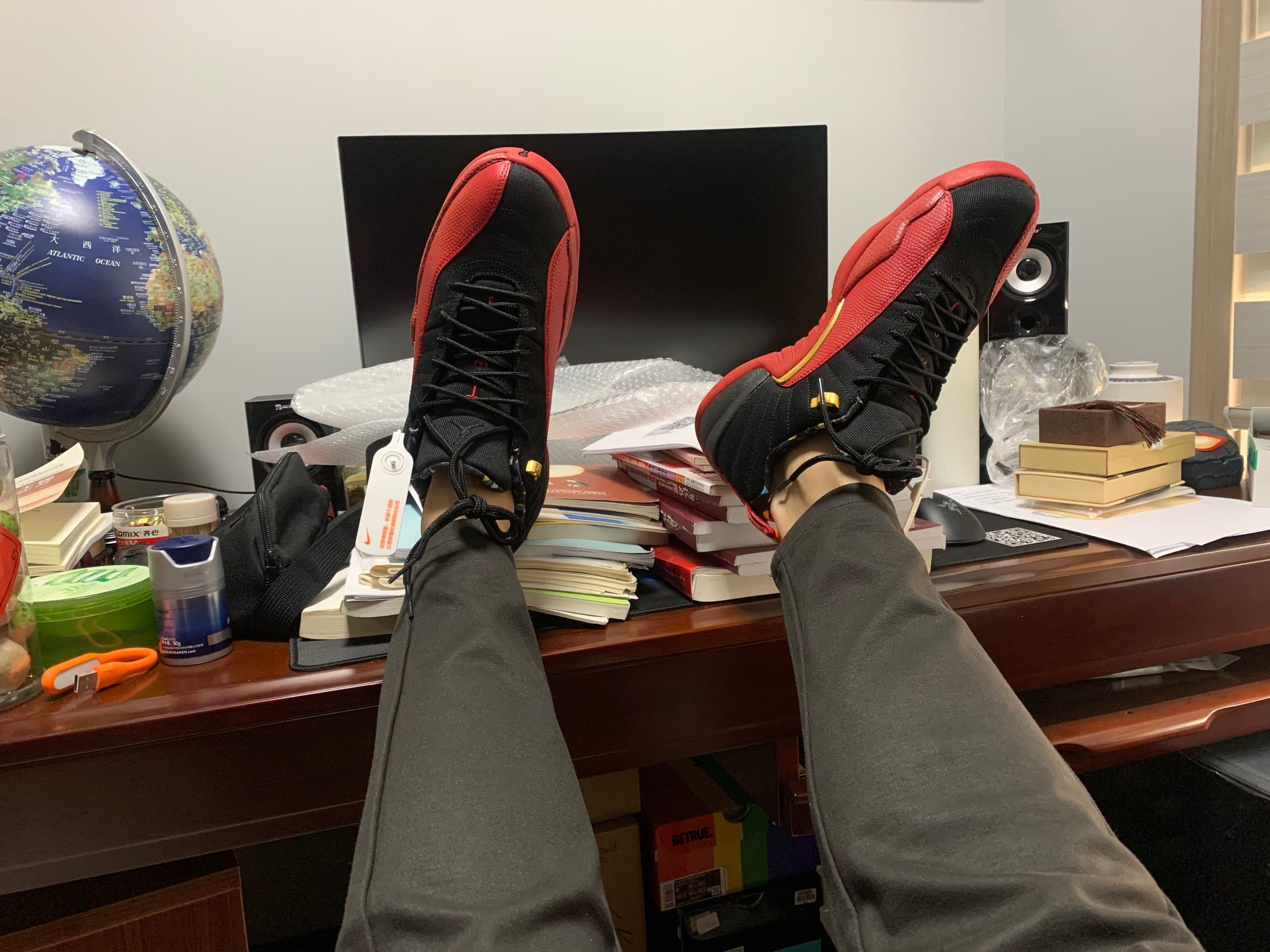 Jordan Air Jordan 12 retro low se "black and metallic gold" - photo of buyer Дмитрий