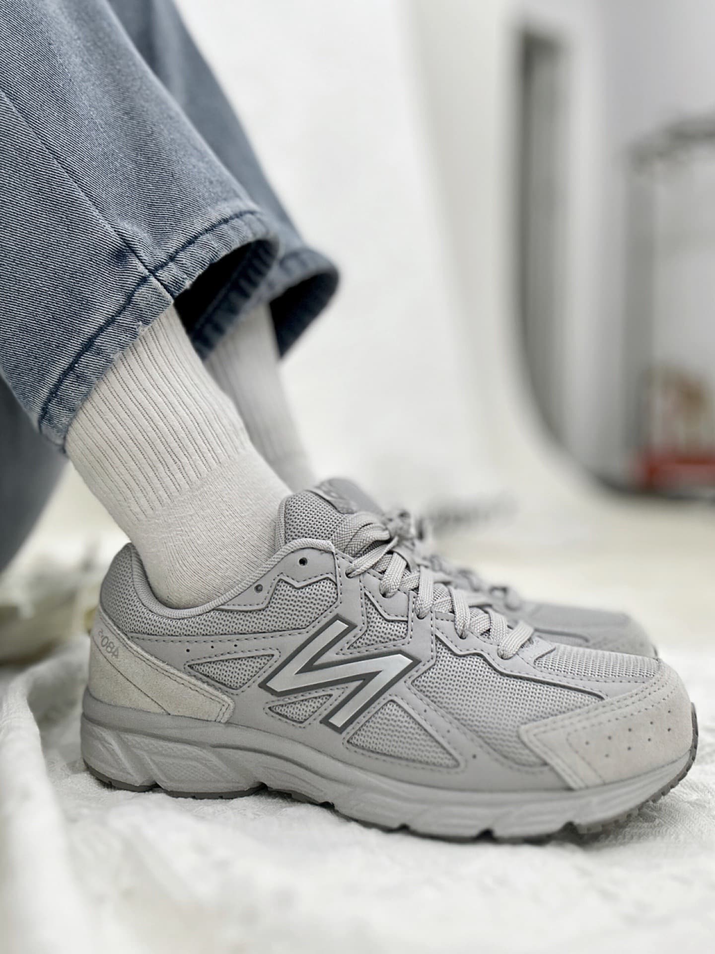 New Balance 480v5 Eclipse Graphite Raincloud (полнота: 4E) - фото покупателя Евгения