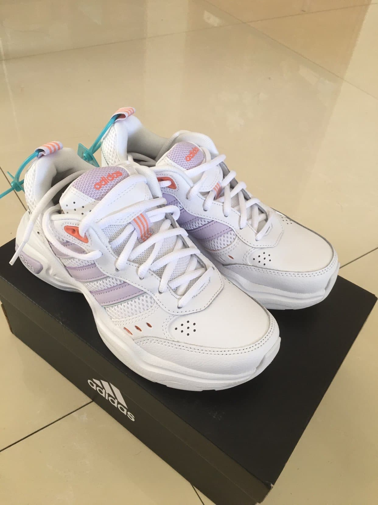 adidas neo Strutter White Purple Tint - фото покупателя Галя