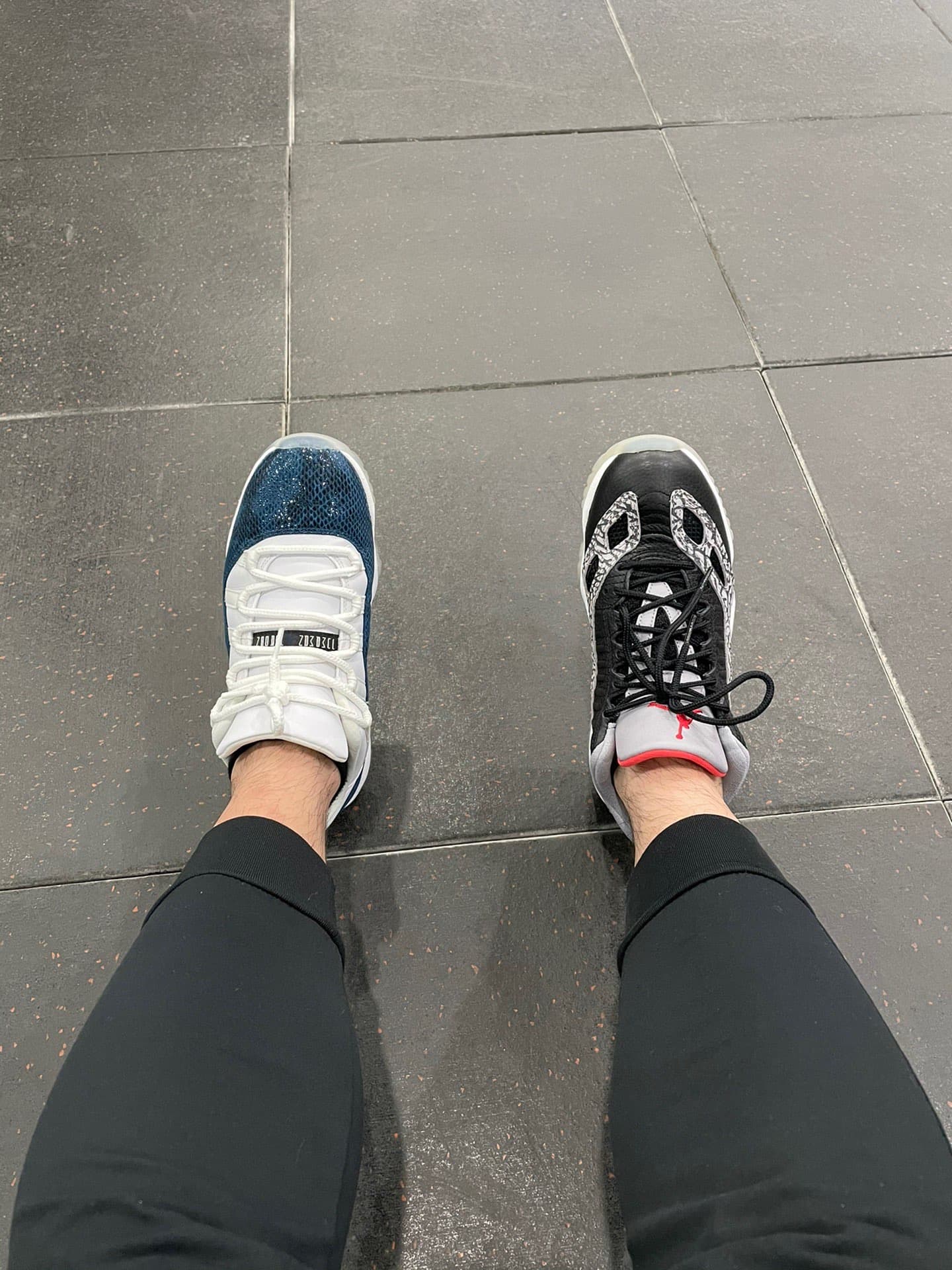 Jordan Air Jordan 11 low ie black cement - photo of buyer Максим